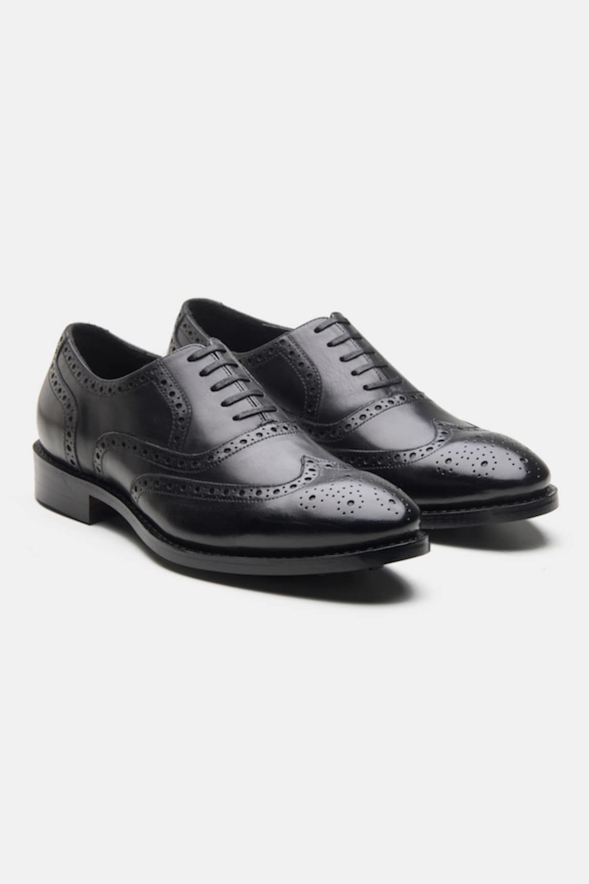 Kozasko Goodyear Welted Classic Wingtip Oxford Shoes