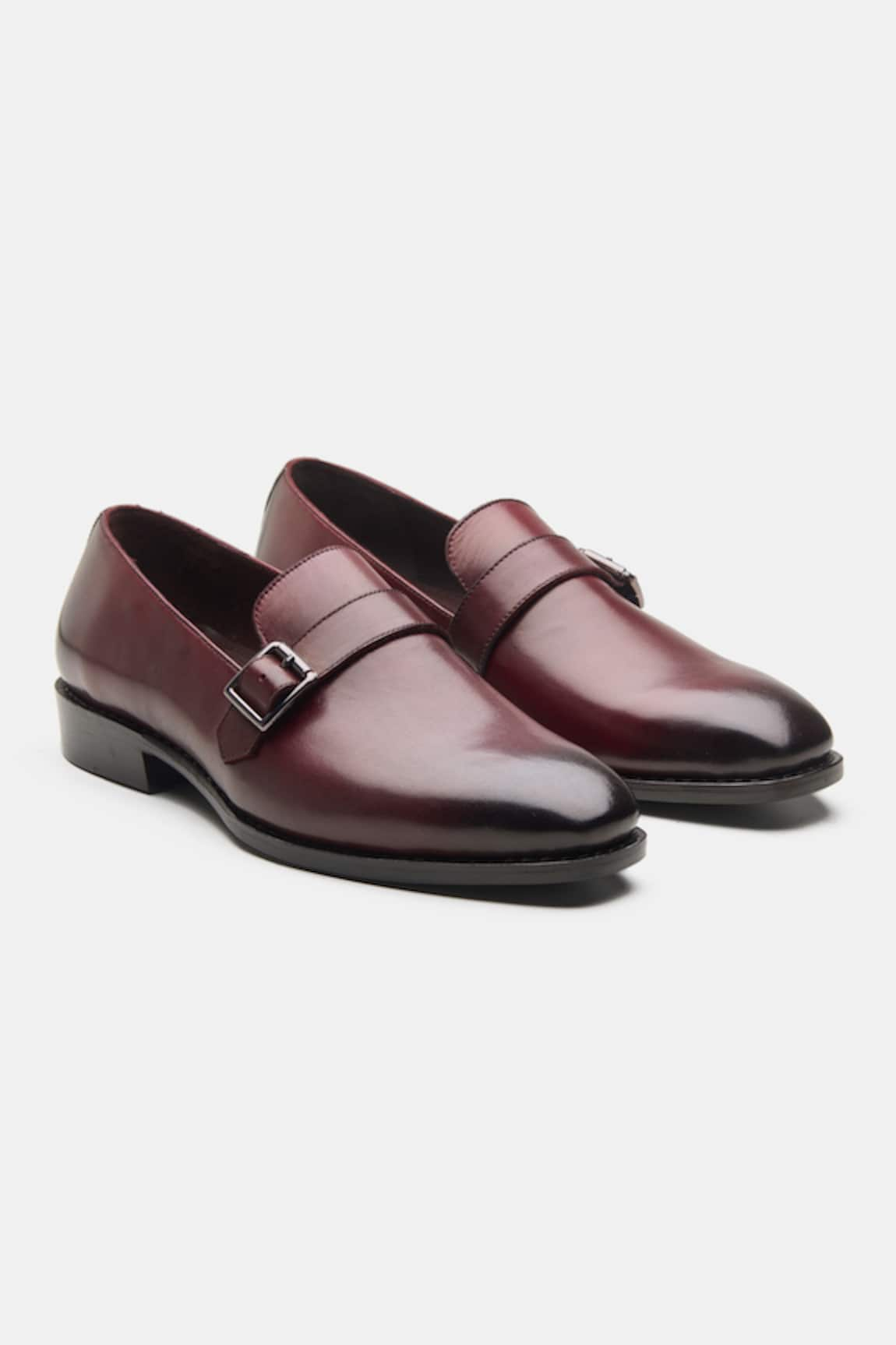 Kozasko Goodyear Welted Single Strap Loafers