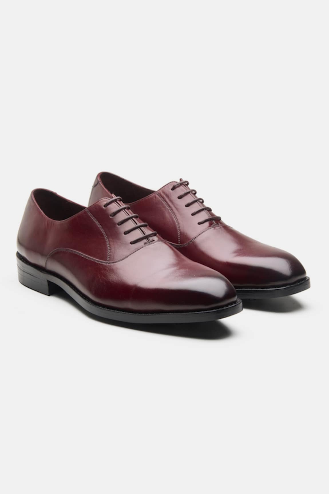 Kozasko Goodyear Welted Chisel Toe Oxford Shoes