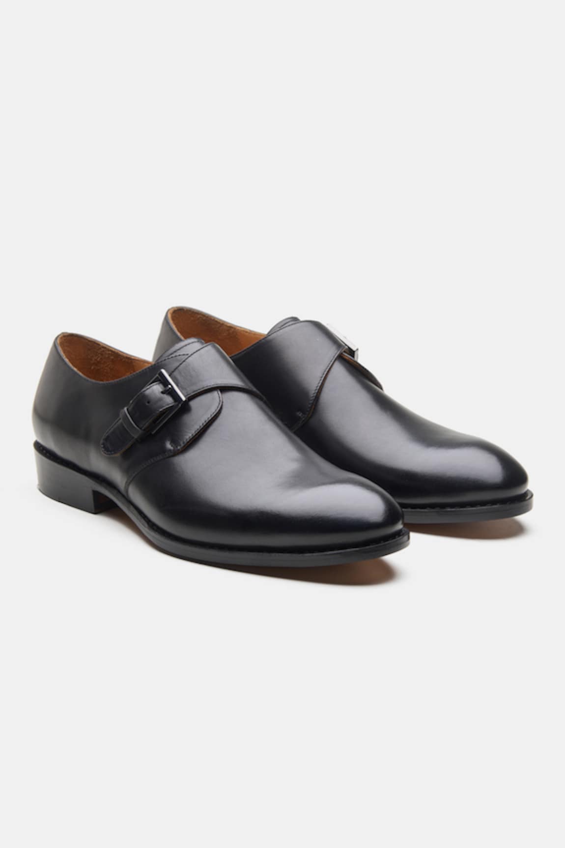 Kozasko Goodyear Welted Single Monk Strap Shoes