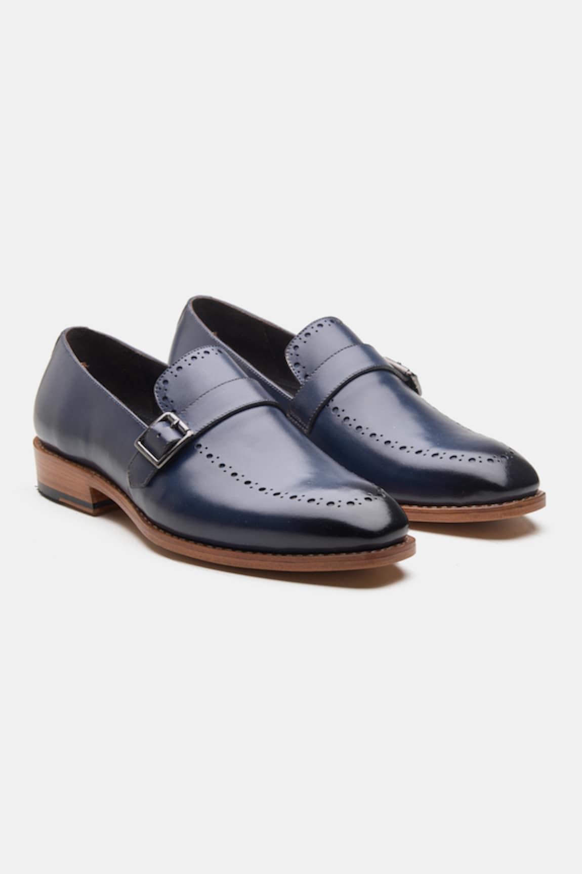 Kozasko Goodyear Welted Strap Loafers