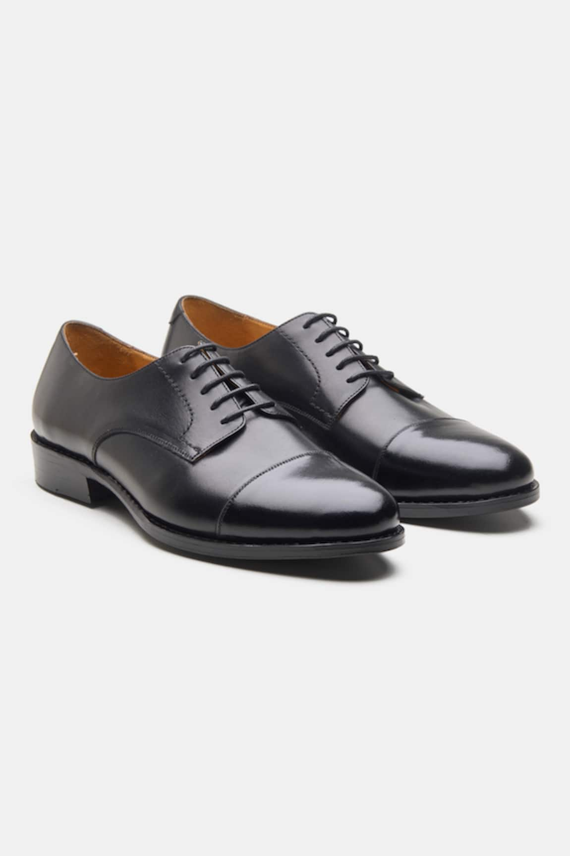 Kozasko Goodyear Welted Captoe Derby Shoes