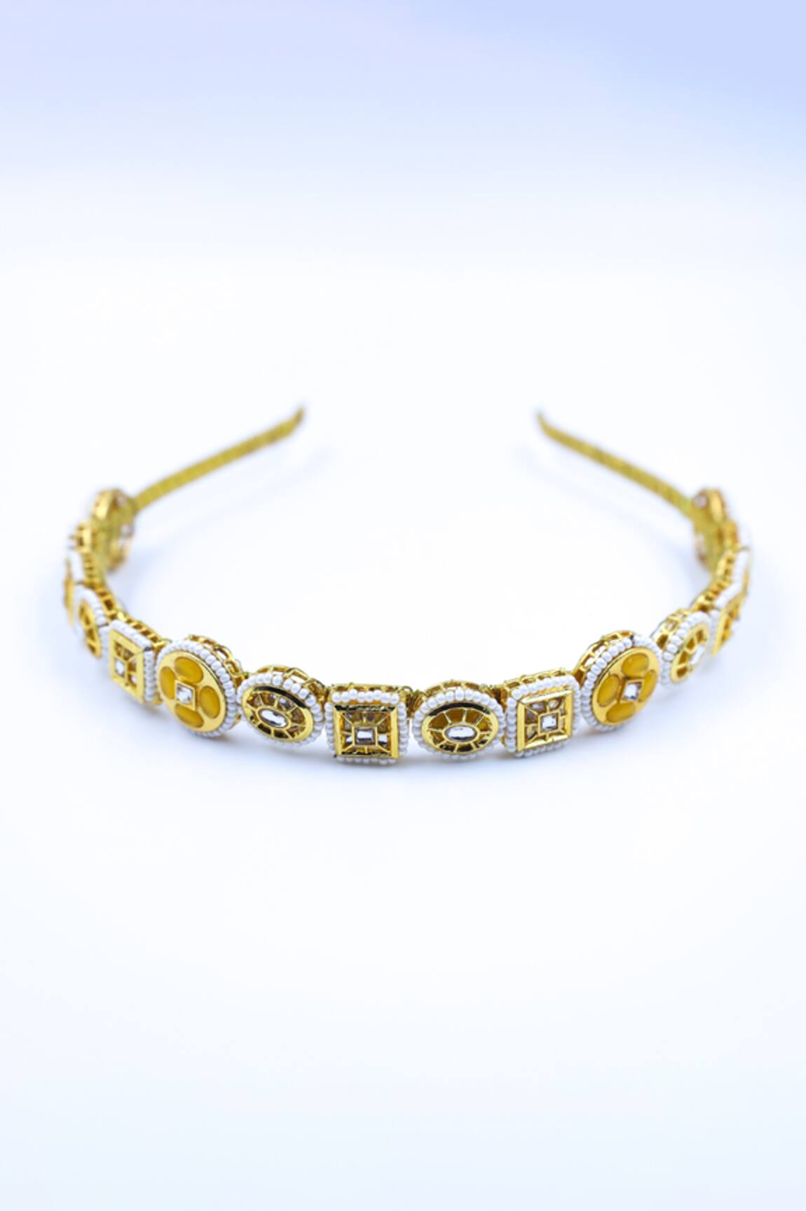 Foot Fuel Geometric Brooch Hairband 