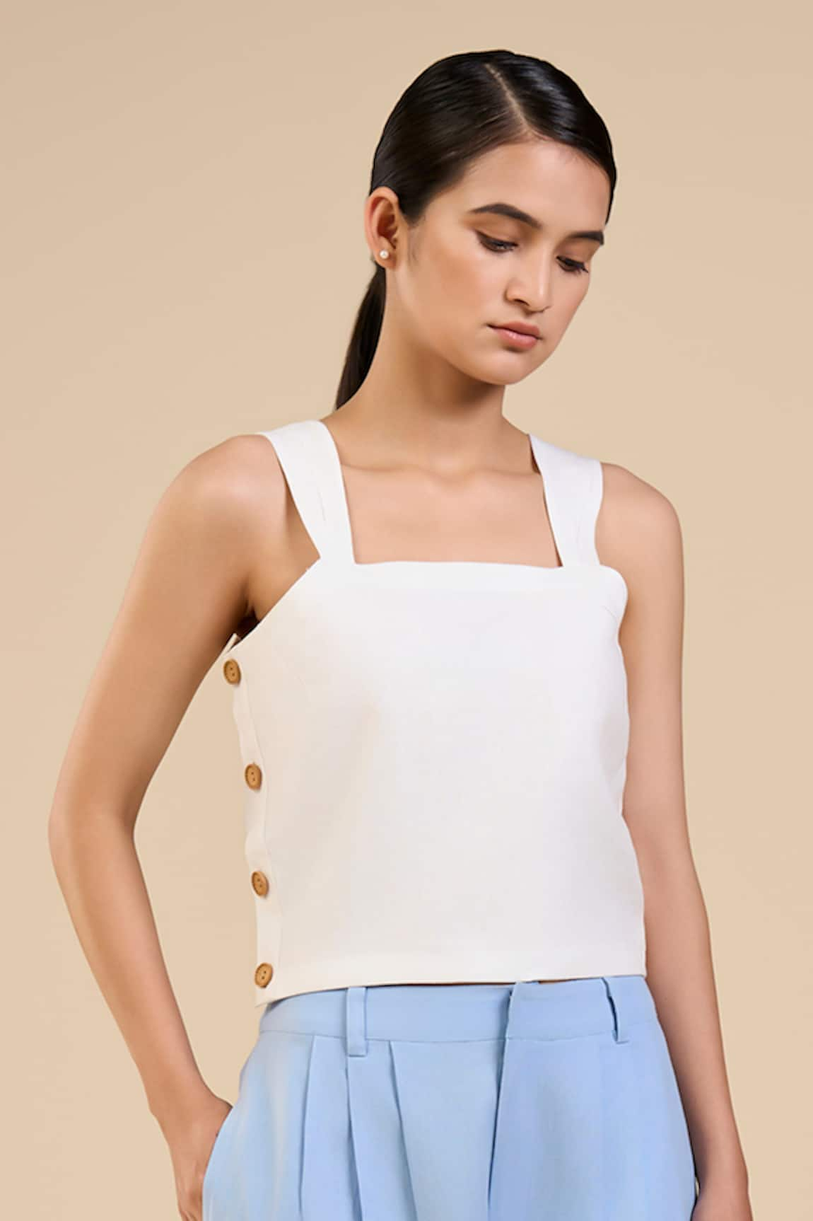 ORIGANI Linen Camisole