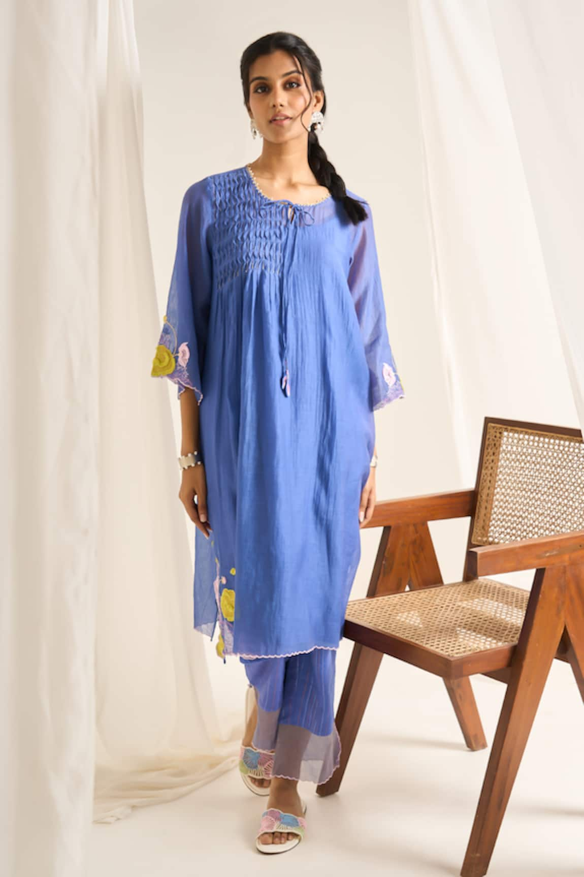 Himani Punatar Gardenia Patchwork Kurta Set