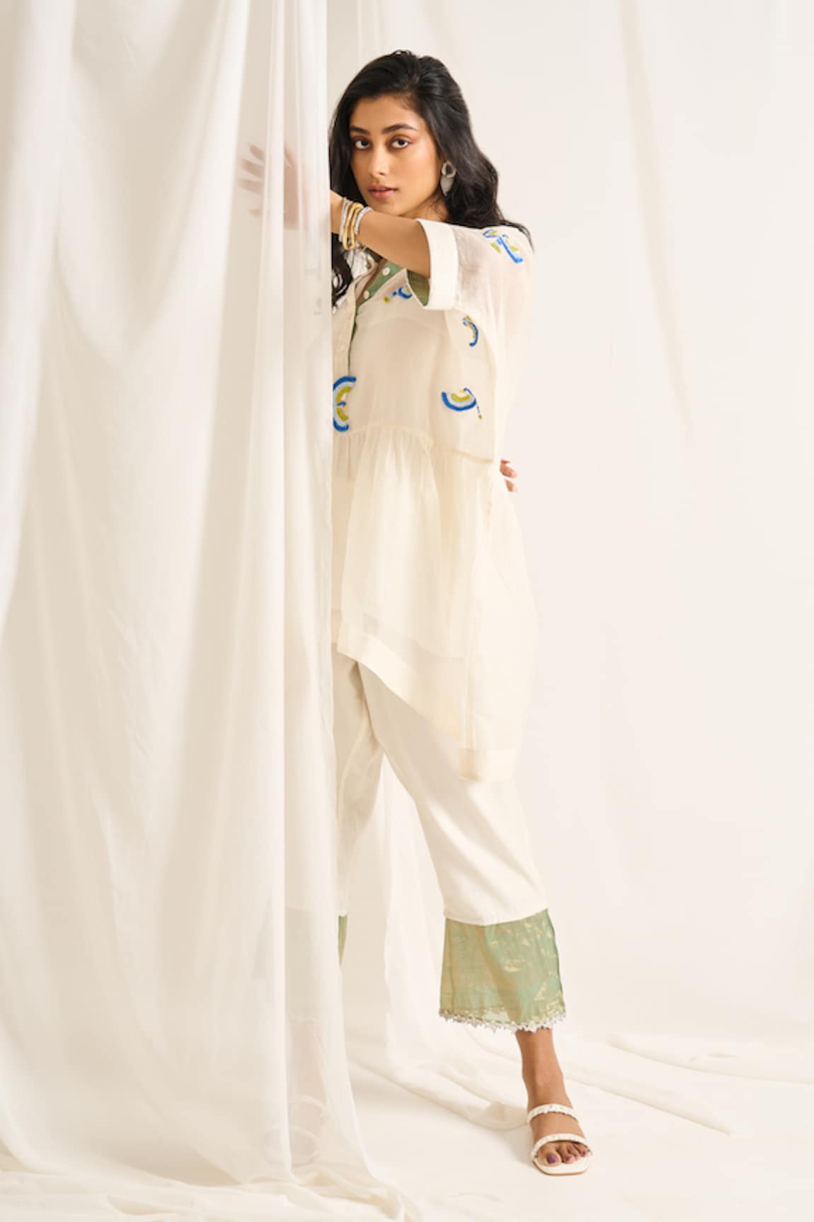 Himani Punatar Popat Udd Embroidered Tunic With Pant