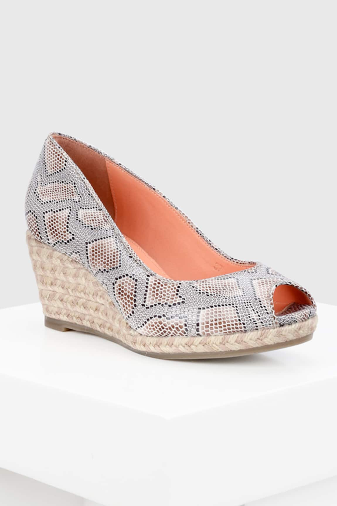 OROH Zamora Snake Print Wedges