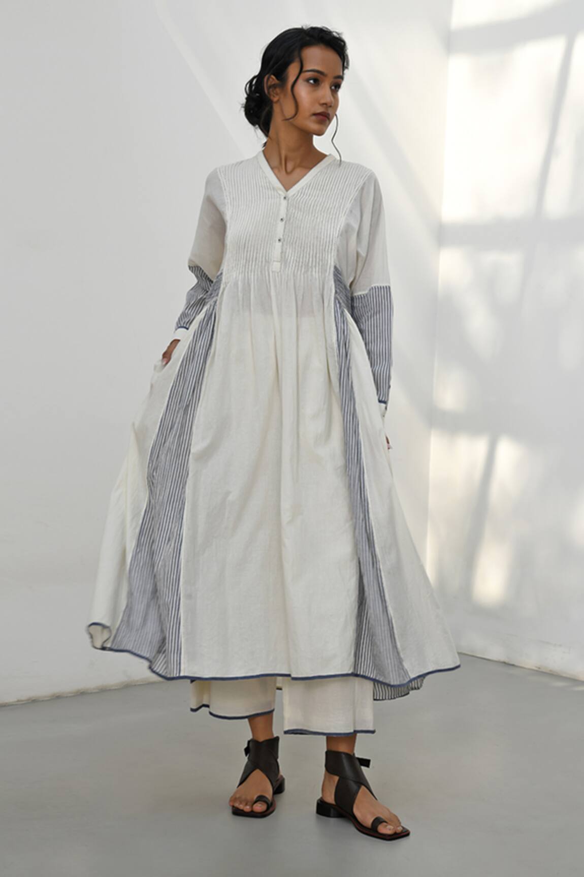 Payal Pratap Lesvos Patchwork Printed Panelled Dress