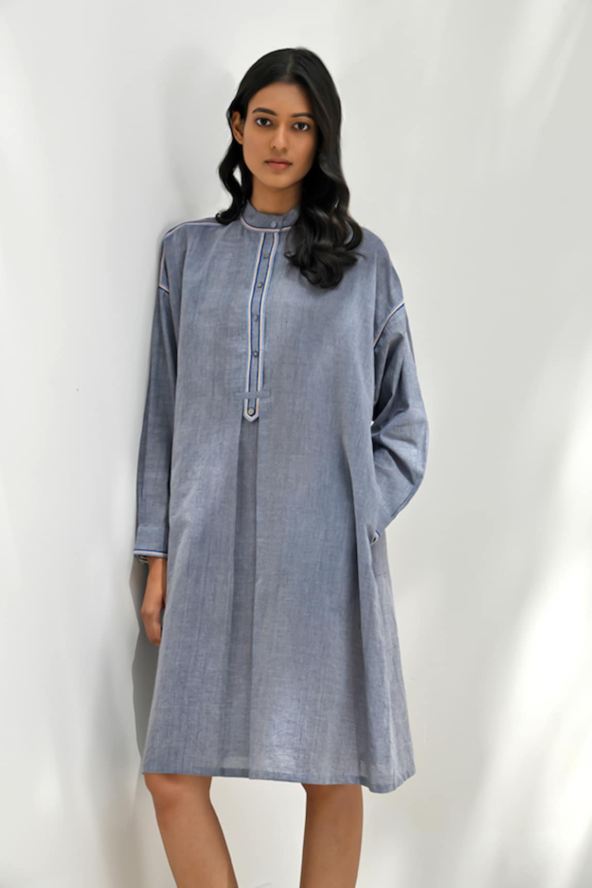 Payal Pratap Assos Reverse Box Pleated Dress