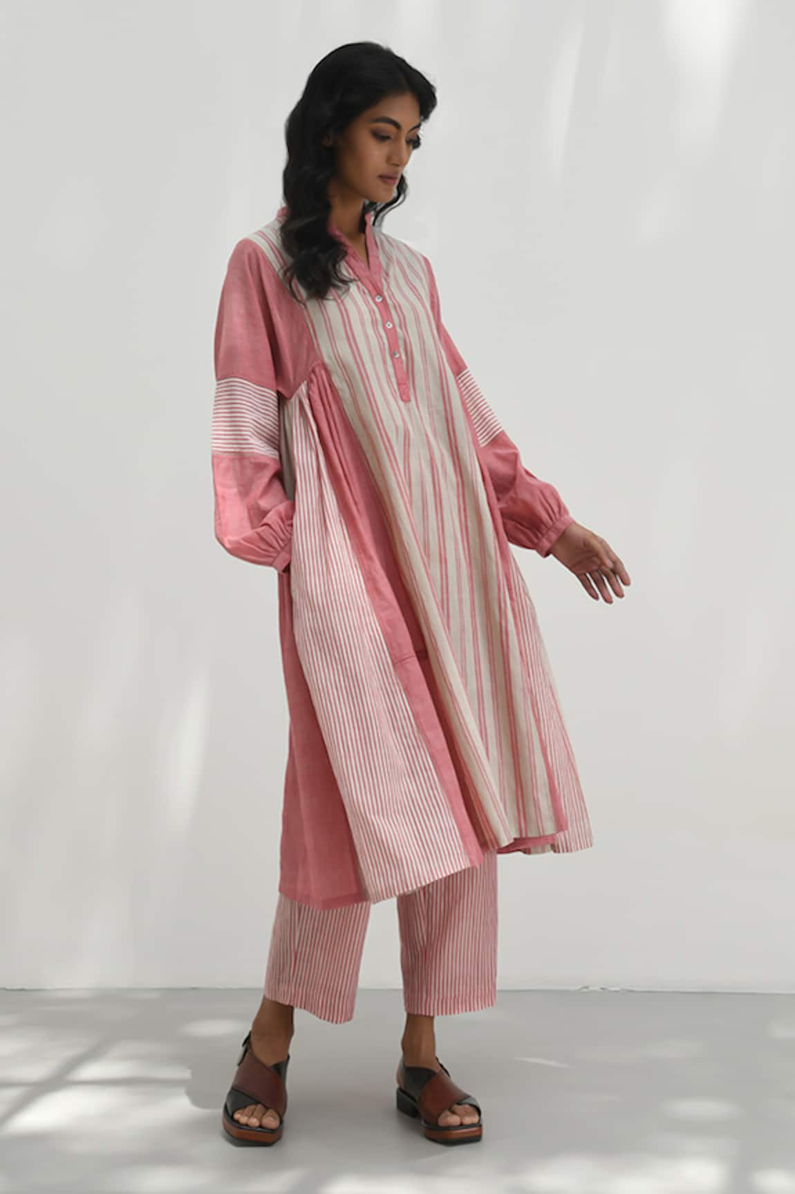 Payal Pratap Fidakia Striped Print Dress