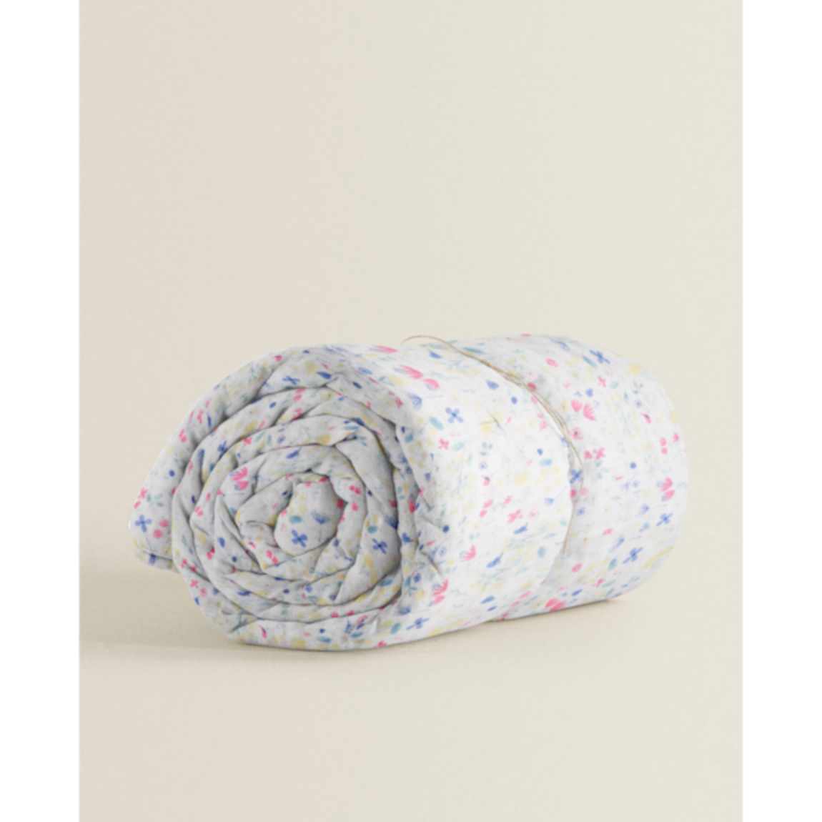 The Baby Atelier Flower Print Baby Quilt