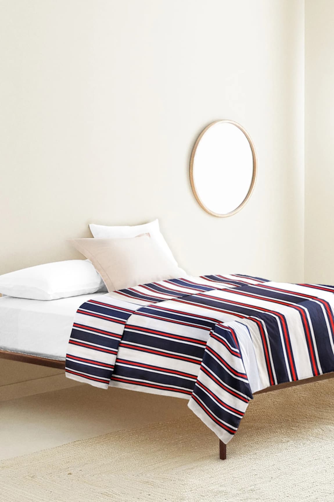 The Baby Atelier Stripe Print Junior Bed Cover