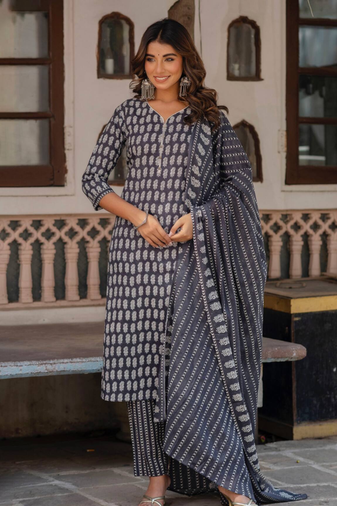 Kohsh Ambrosia Print Kurta Pant Set