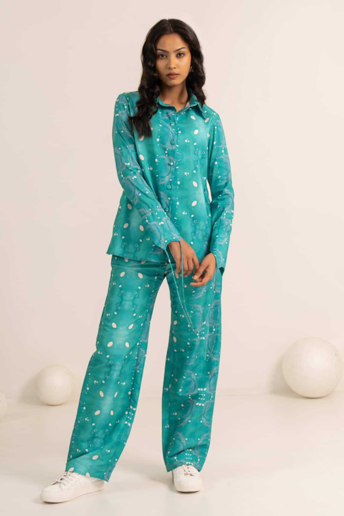 Kritika Madan Label Printed Shirt & Pant Set