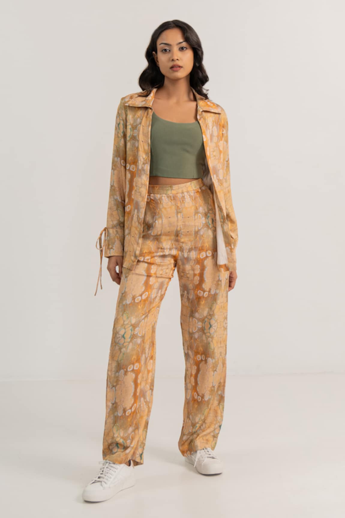 Kritika Madan Label Printed Shirt Pant Set