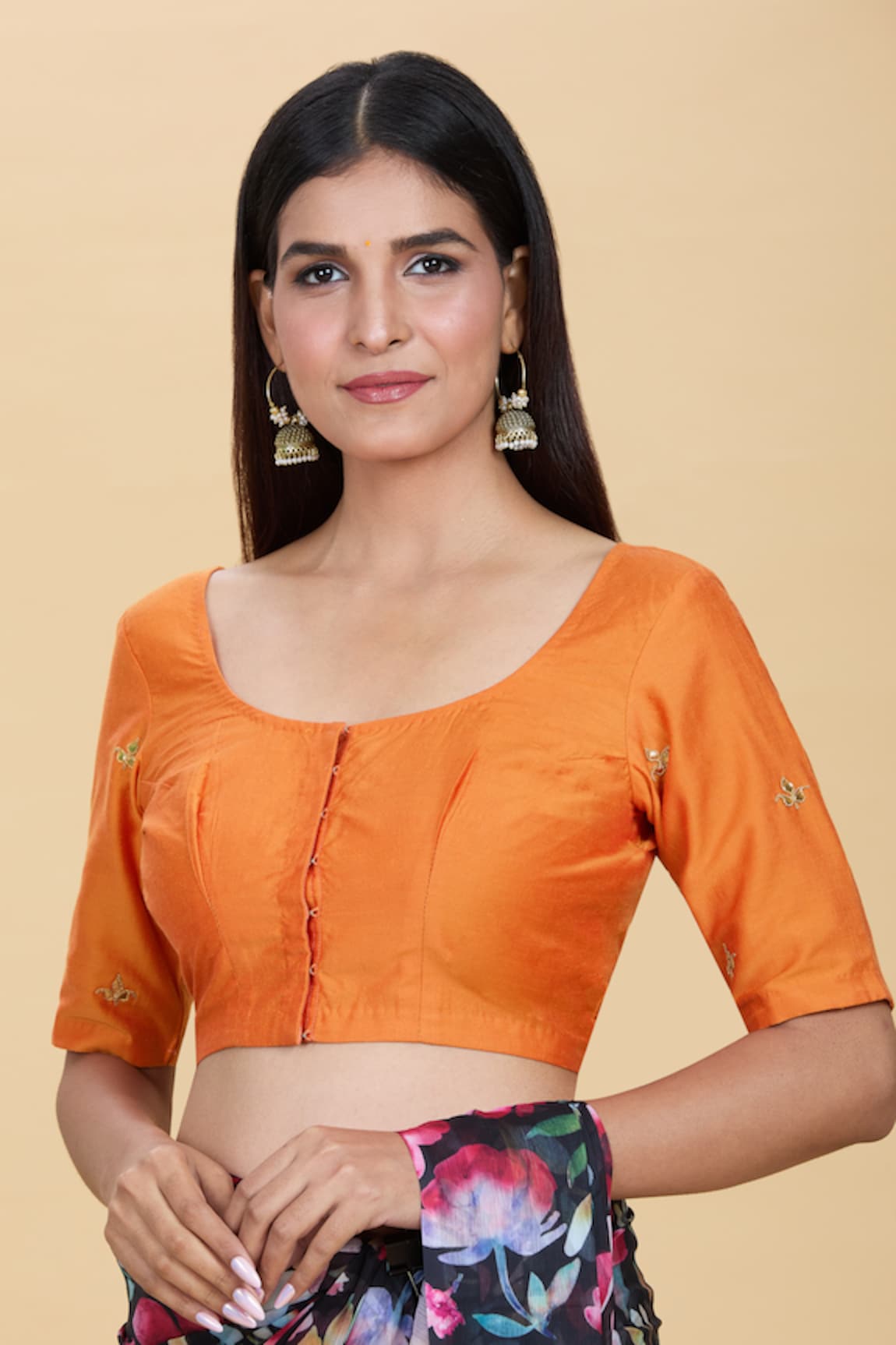 Kalakaari By Sagarika Embroidered Saree Blouse