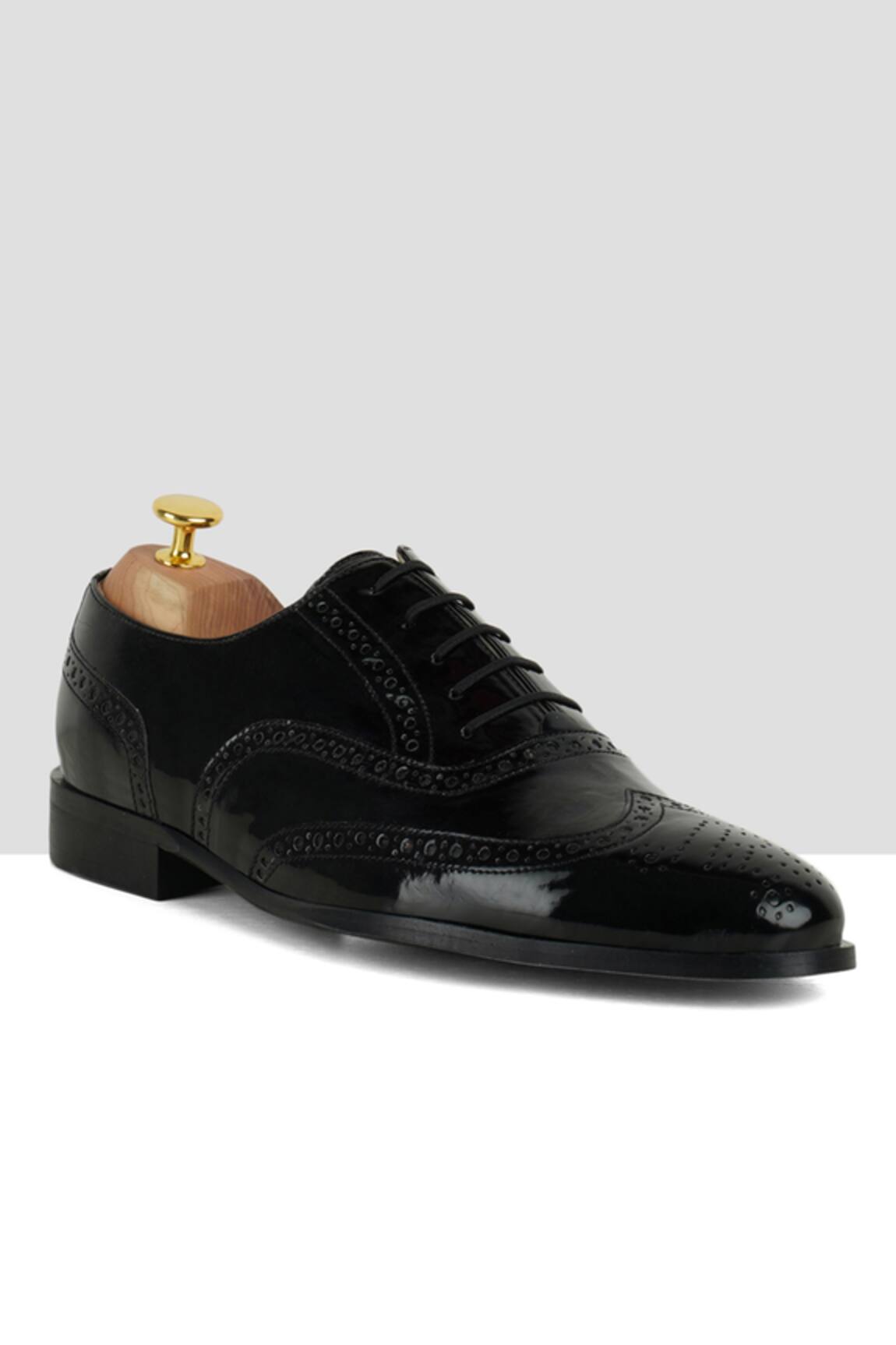 Ankit V Kapoor Brogue Pattern Shoes 