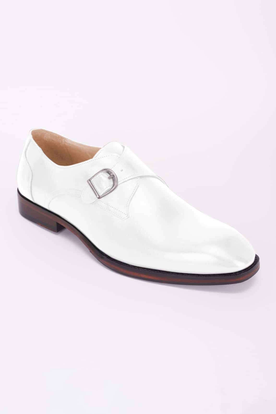 BUBBER COUTURE Spencer Single Monk Leather Shoes