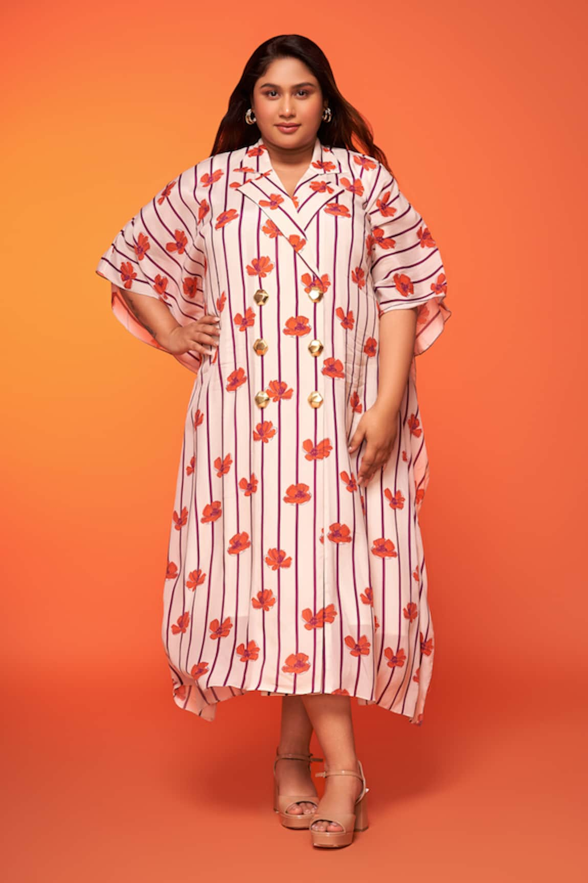 neetiandmudita Floral Bud Print Dress