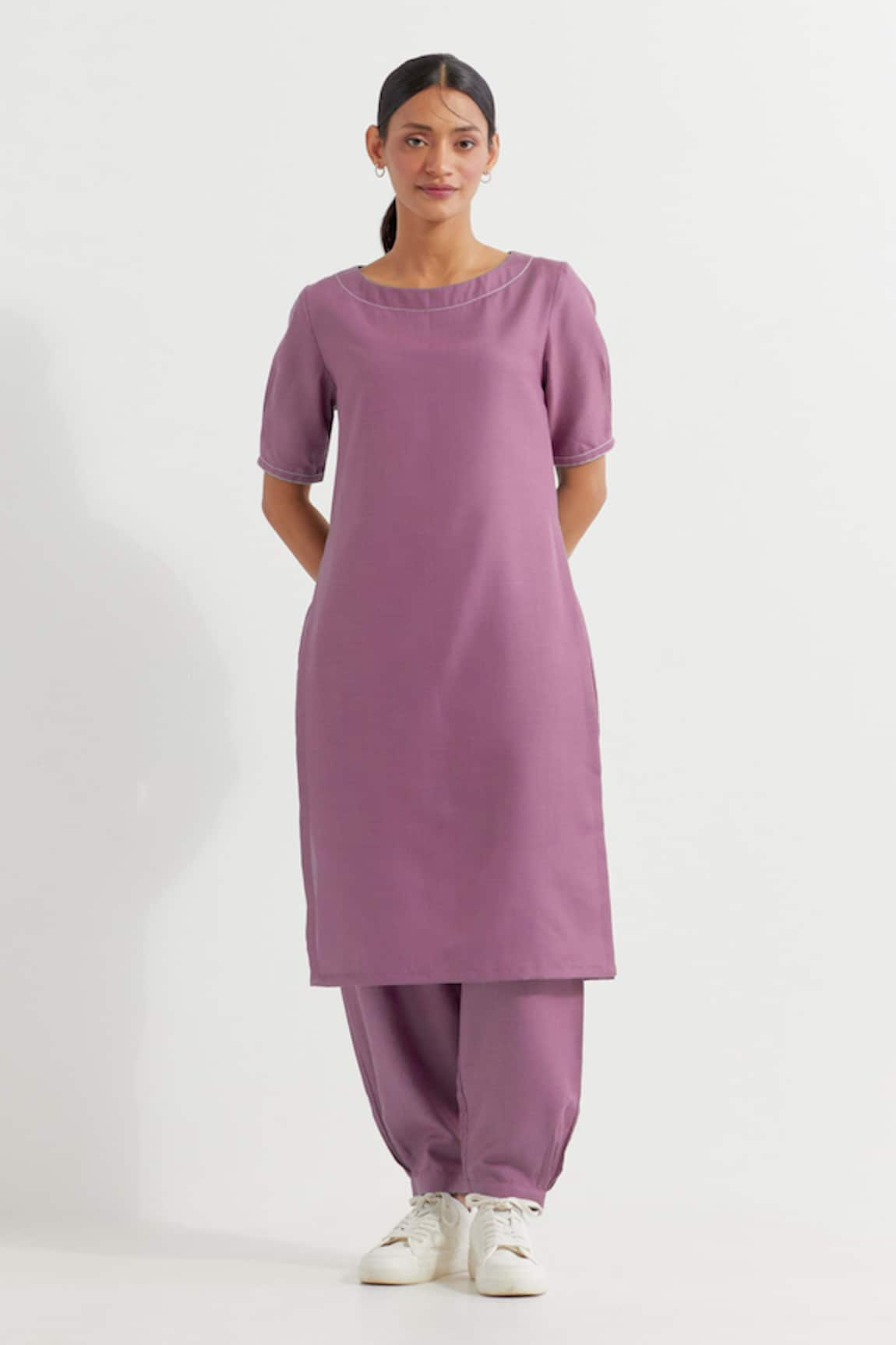 TIC Joanna Plain Kurta With Straight Pant