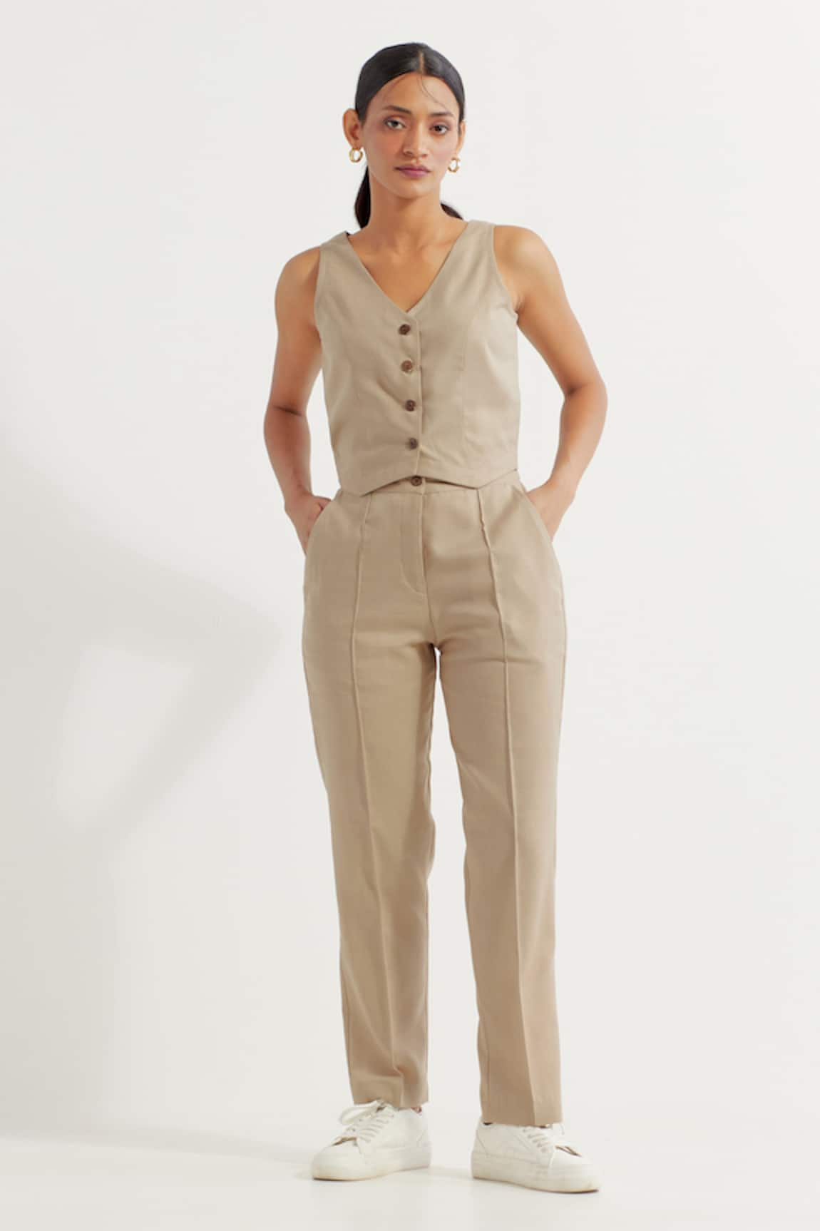 TIC Anne Plain Straight Pant