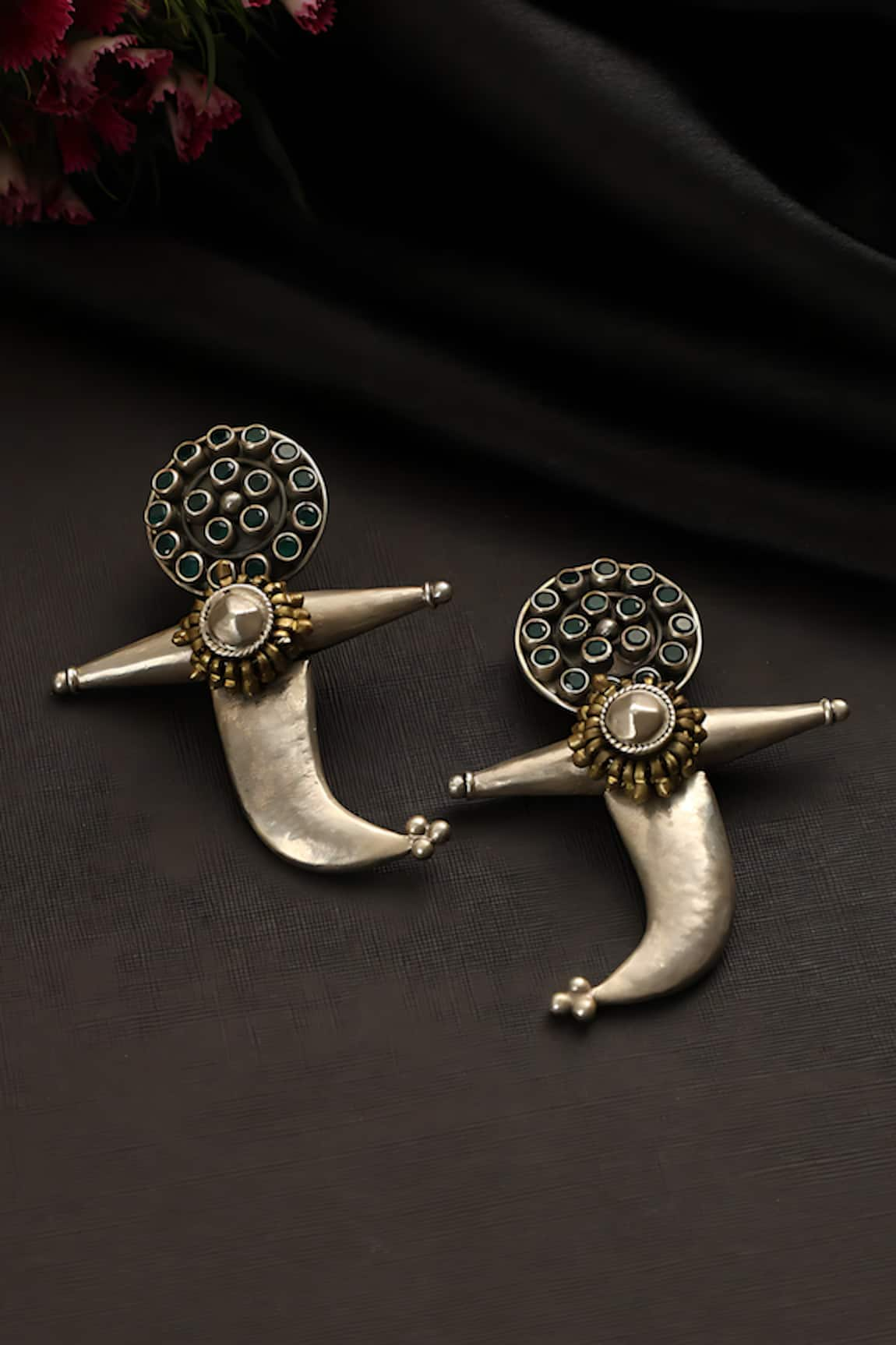 Mero Jewellery Sword Shaped Earrings