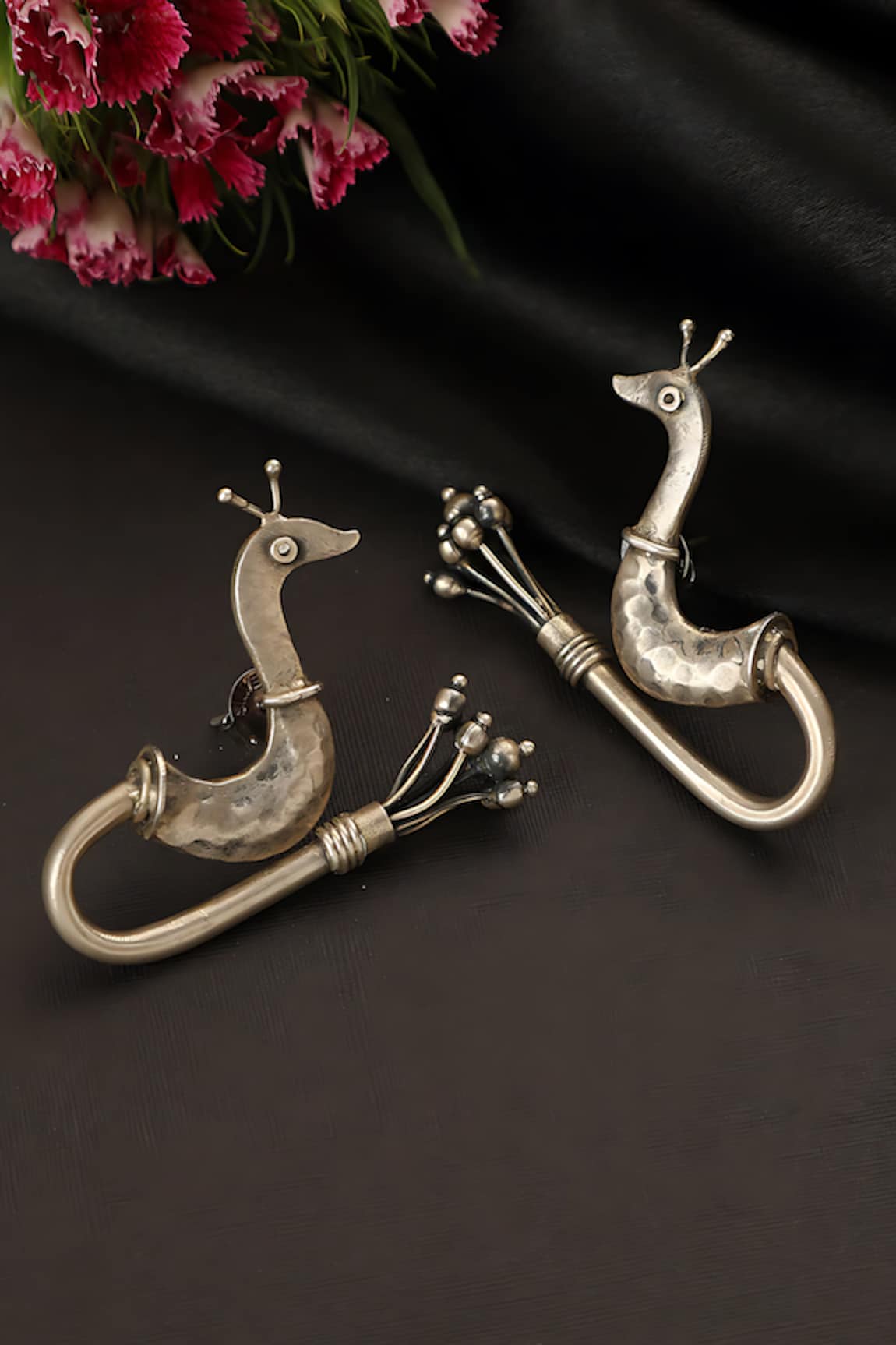 Mero Jewellery Peacock Shaped Earrings