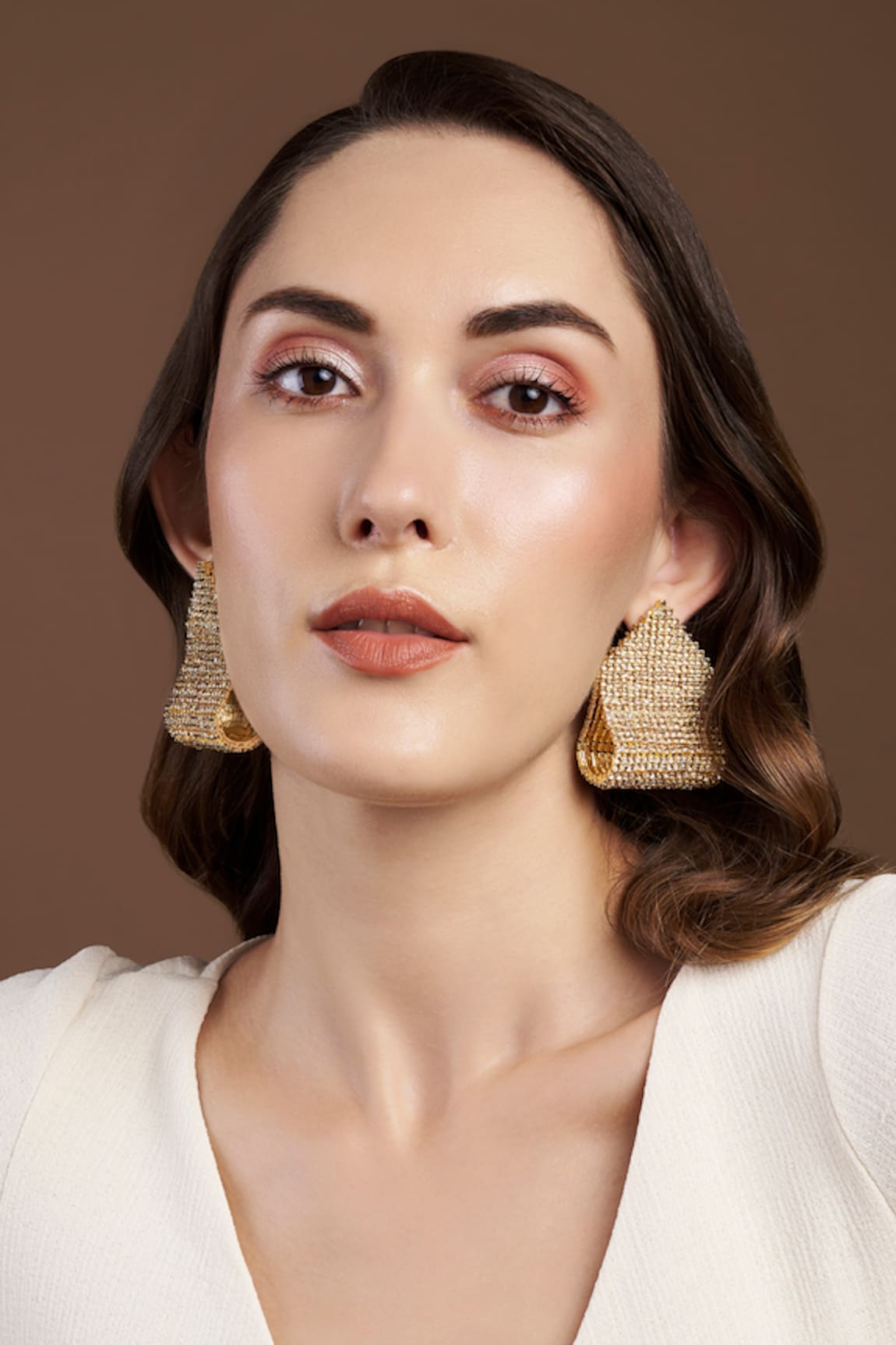 The Jewel Factor Eiffel Embellished Earrings