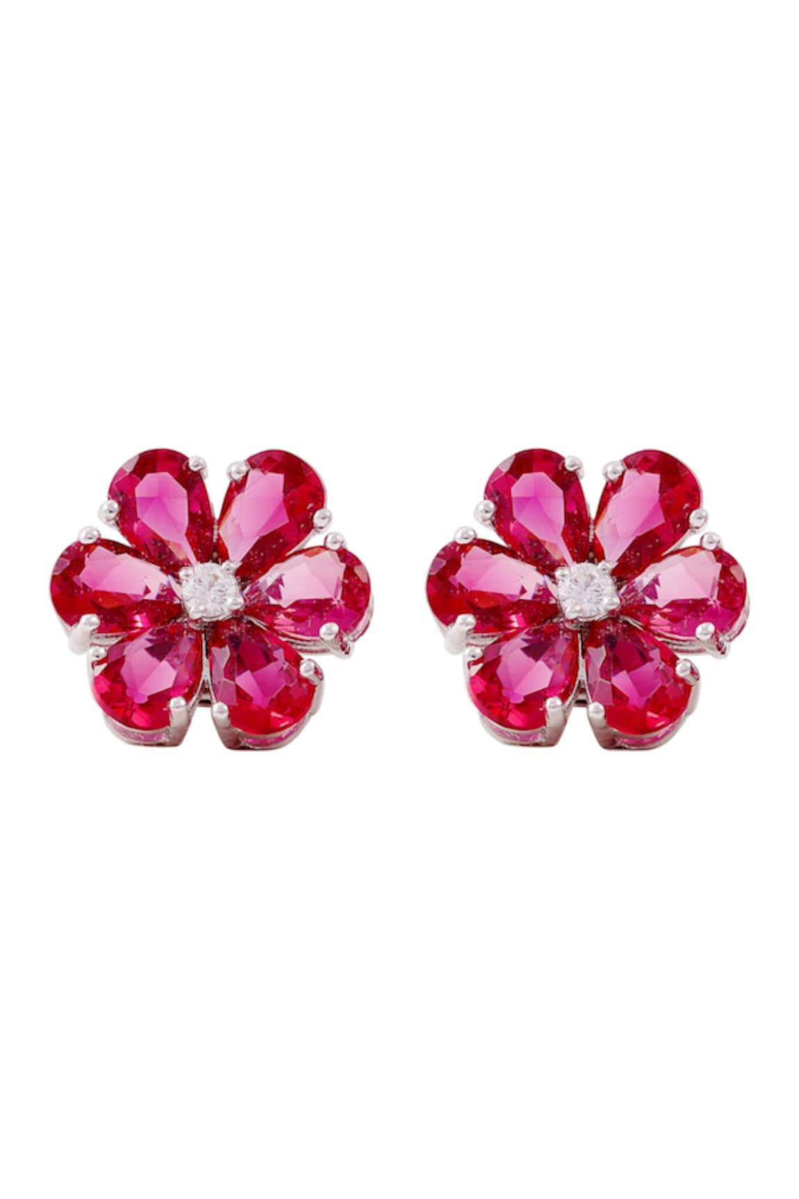 PRATA Petal Pop Floral Stone Studs