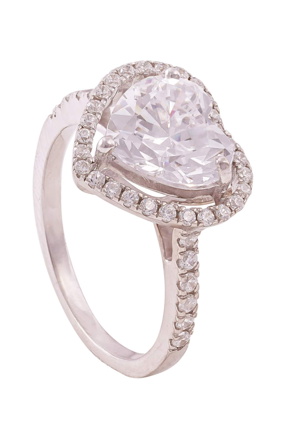 PRATA Hearts Halo Symphony Ring