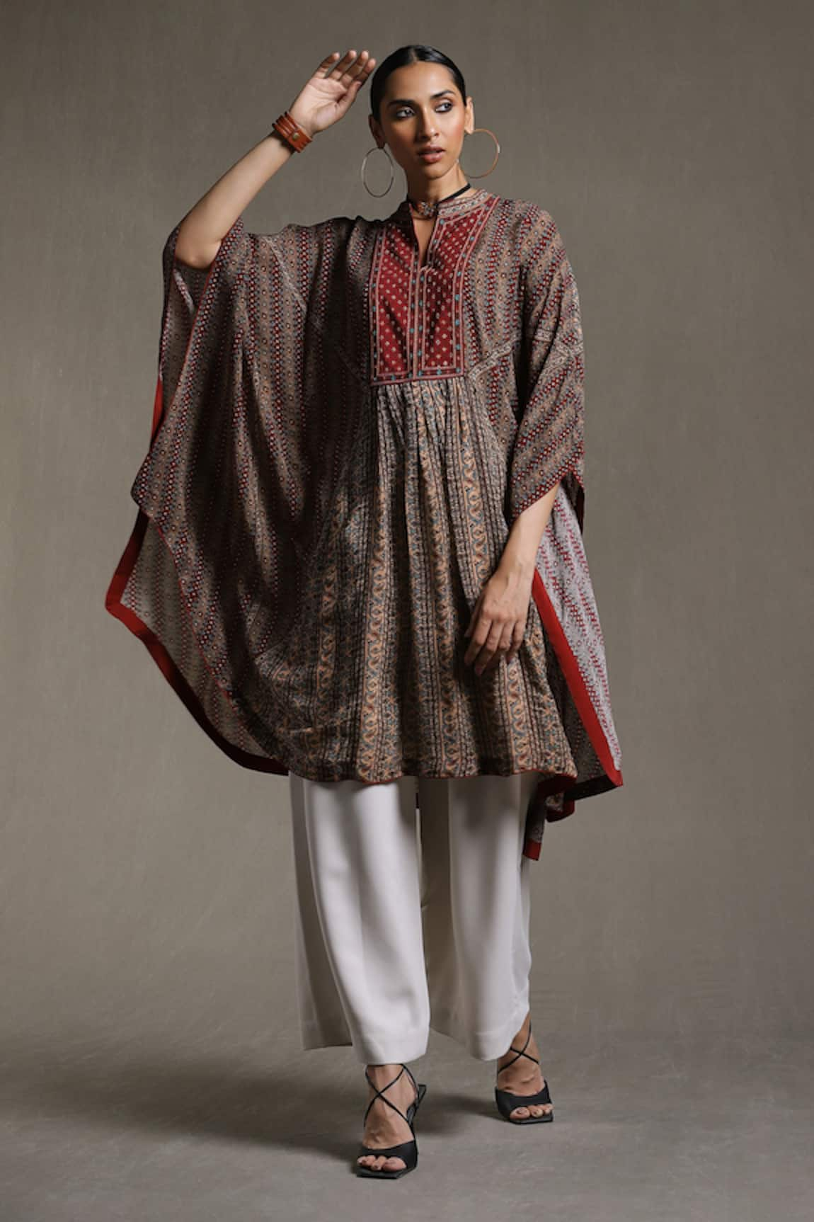 Ritu Kumar Stripe Print Kurta