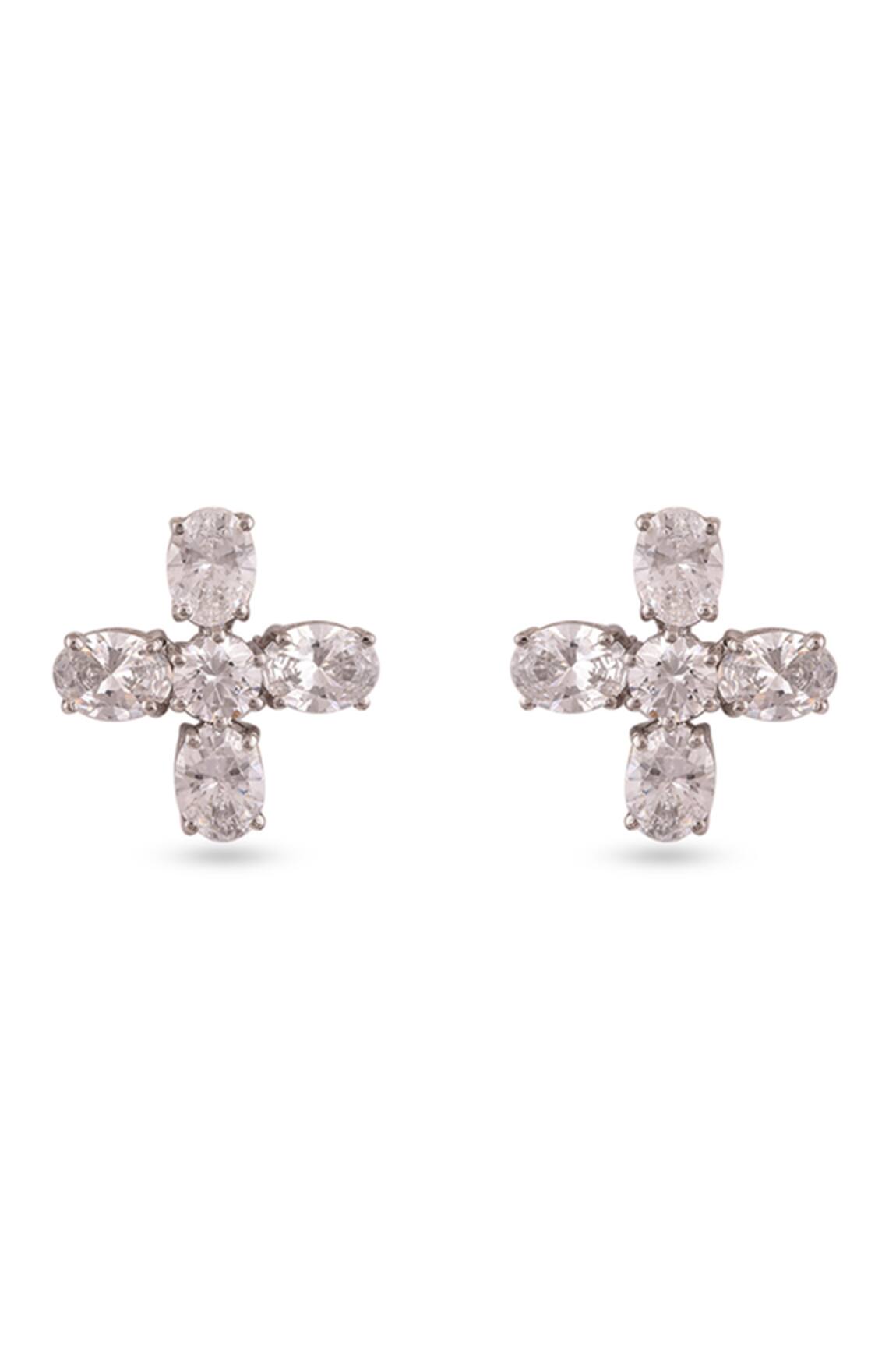 Tsara Geometric Shaped Stud Earrings