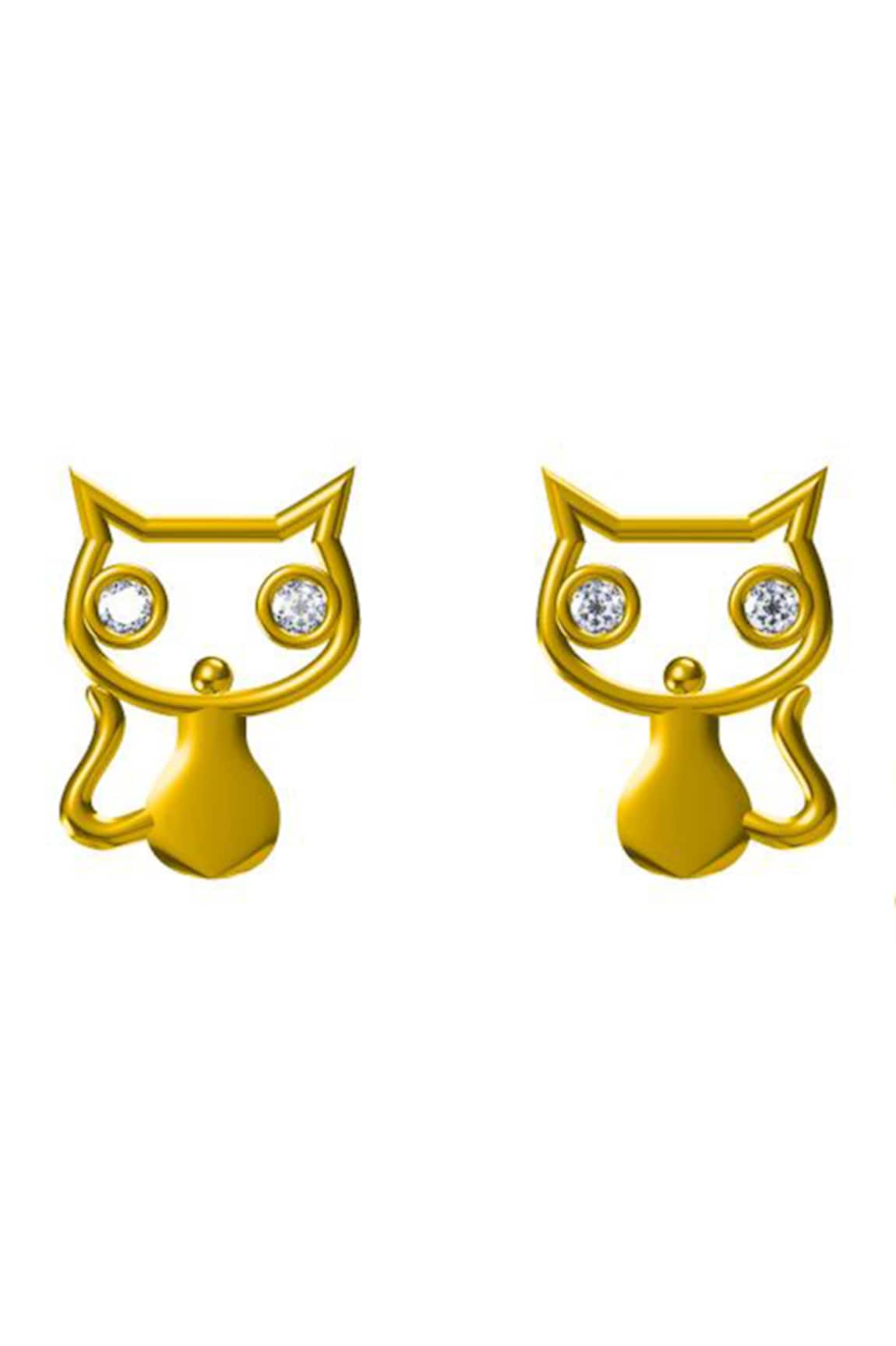 Tsara Cat Shaped Earrings