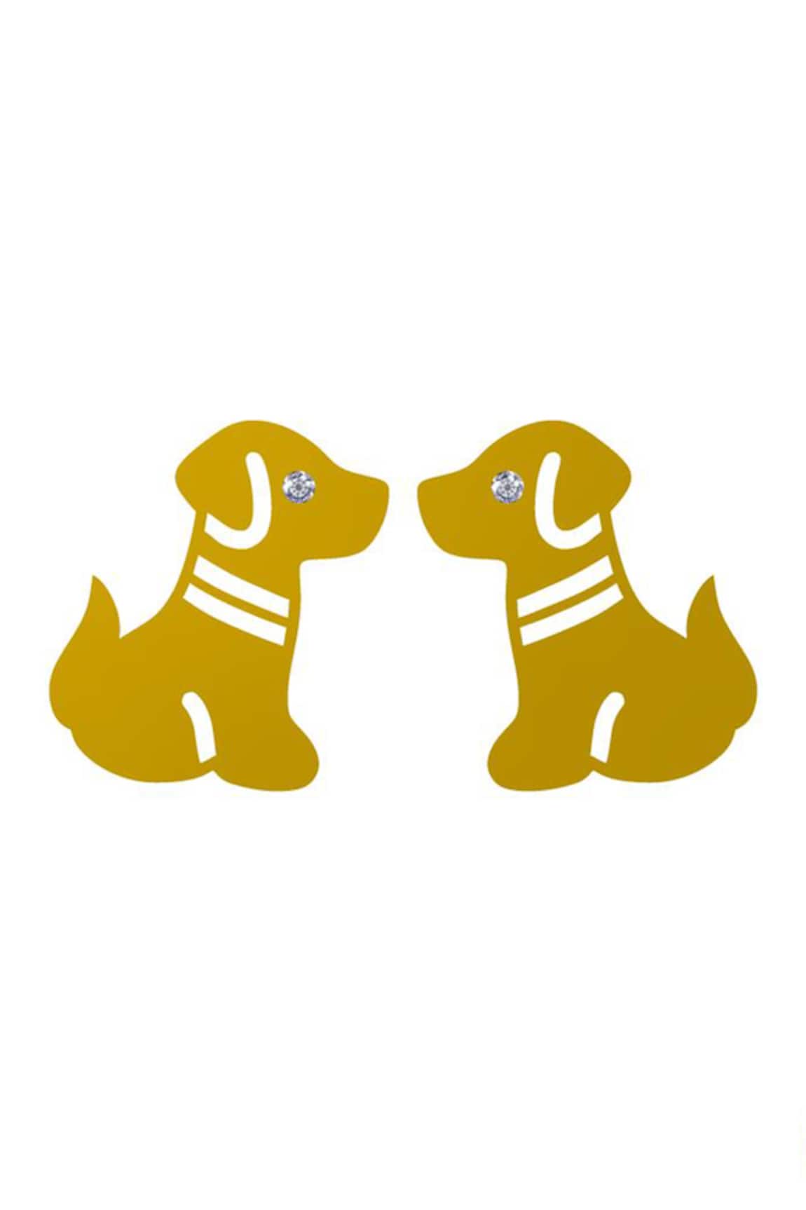 Tsara Dog Shaped Earrings