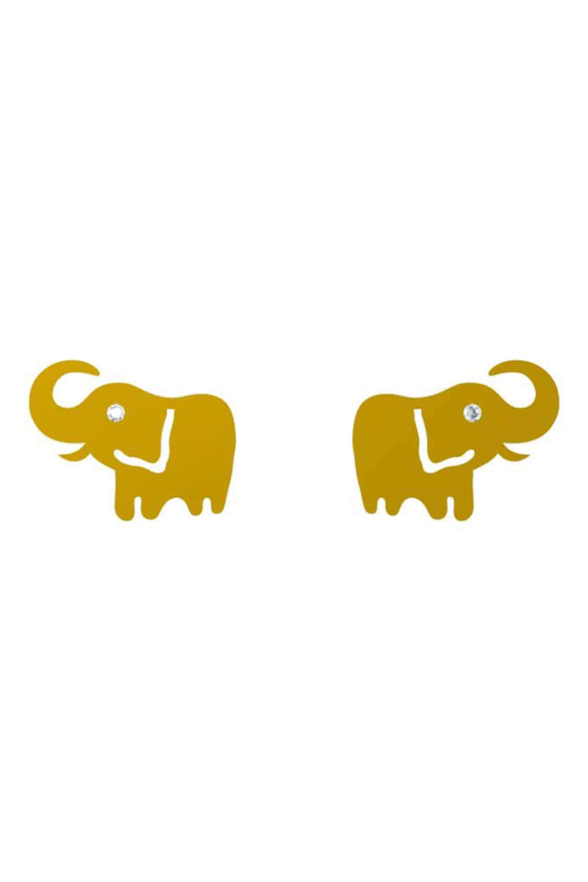 Tsara Elephant Shaped Earrings
