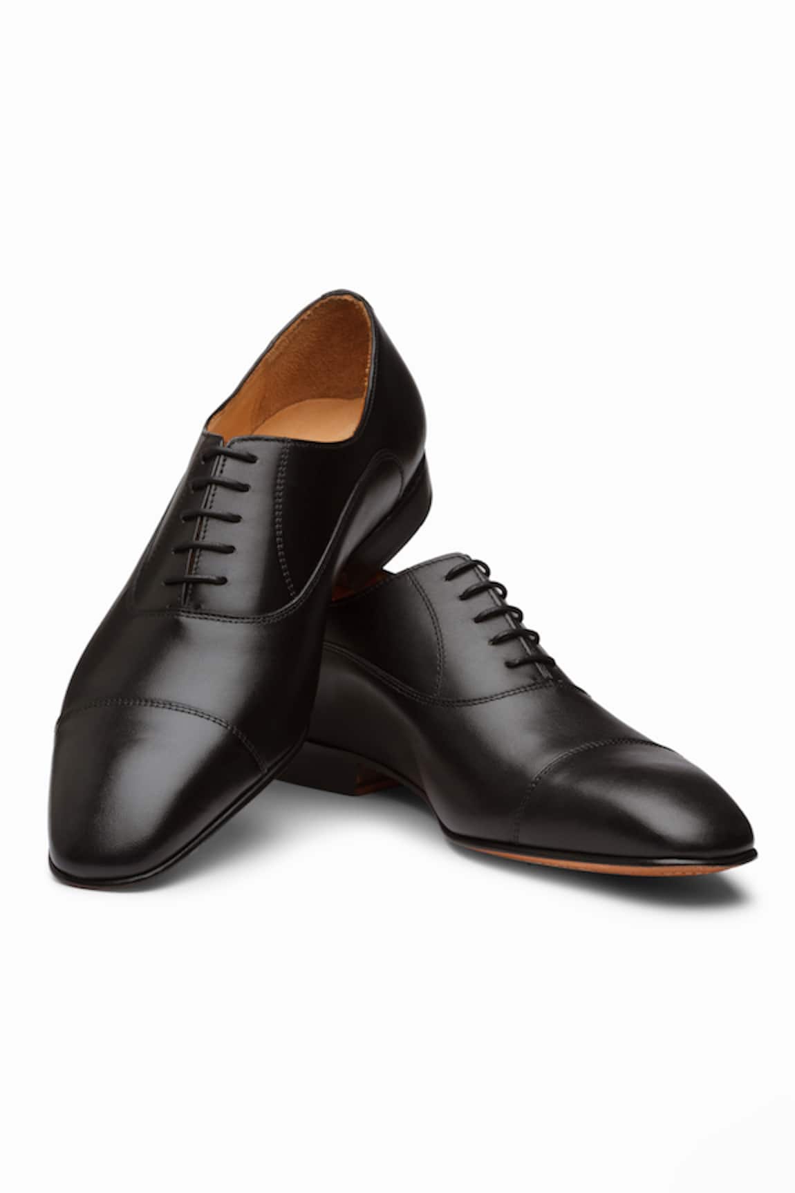 3DM LIFESTYLE Captoe Oxford Leather Shoes