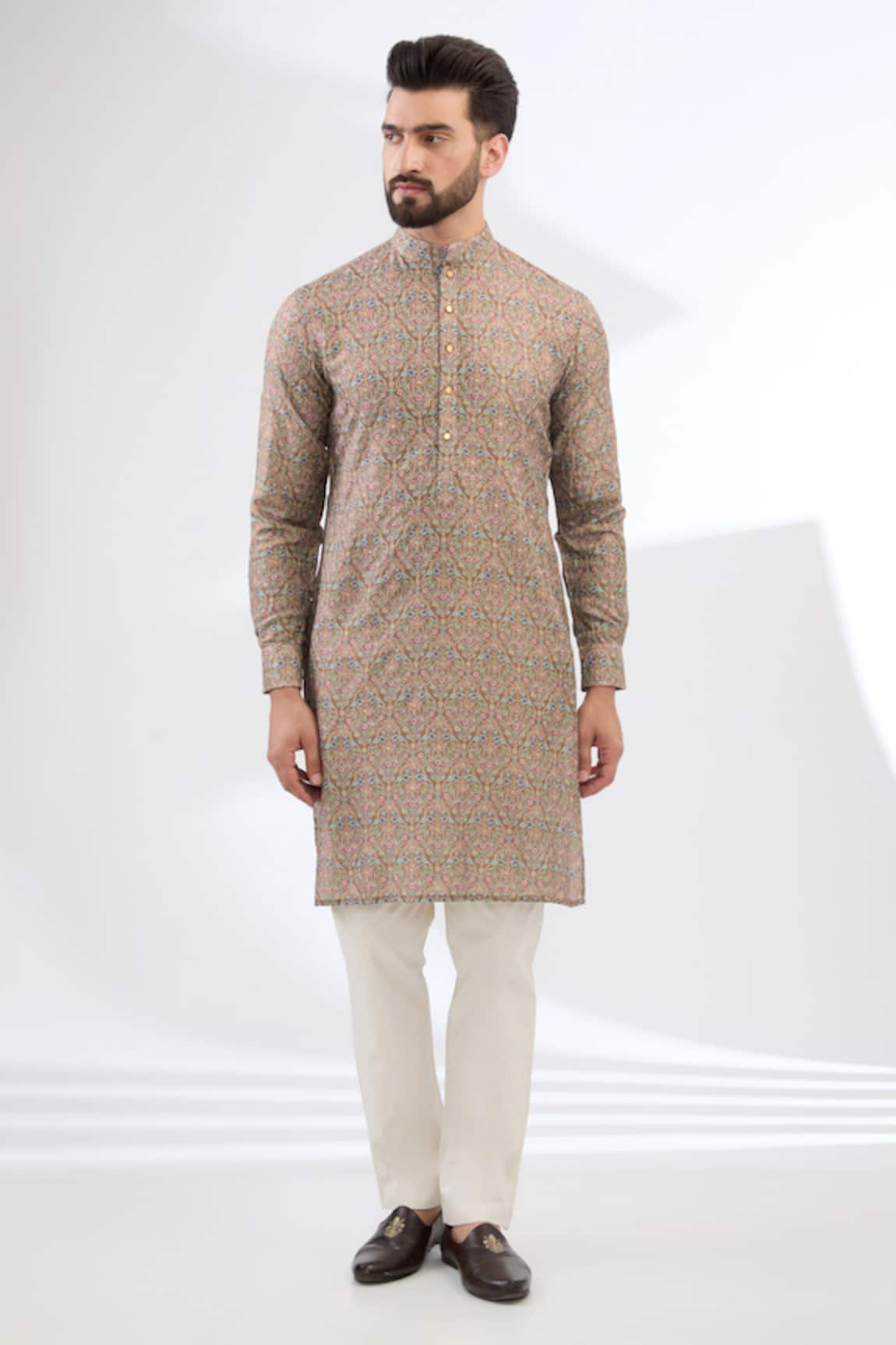 Rabani & Rakha Thread Embroidered Kurta Set