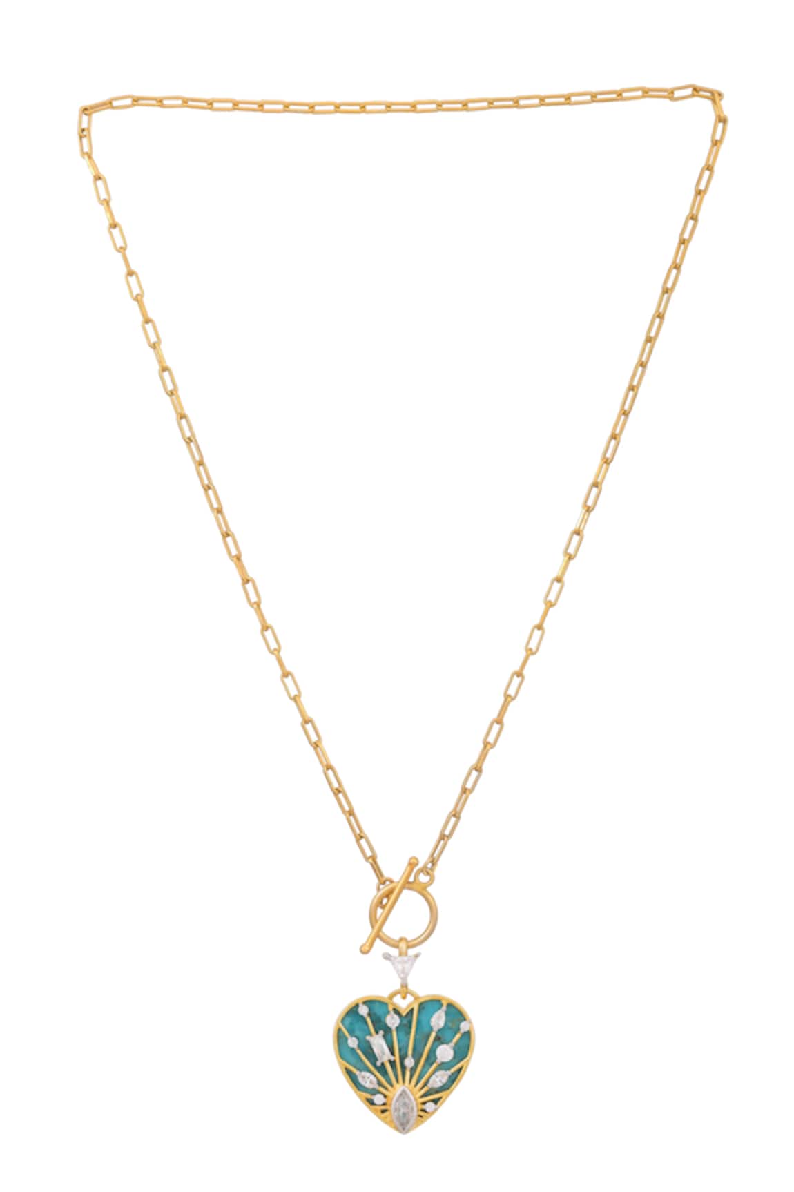 Ruuh Studios Glow Radiance Heart Pendant Necklace