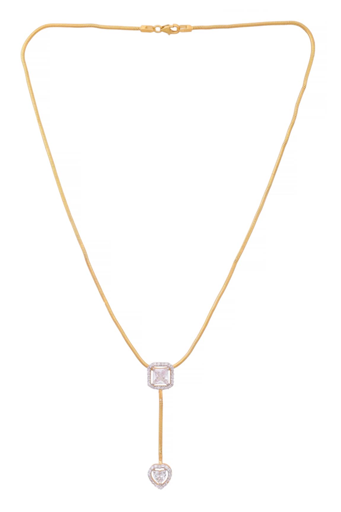 Ruuh Studios Drop Chain Pendant Necklace