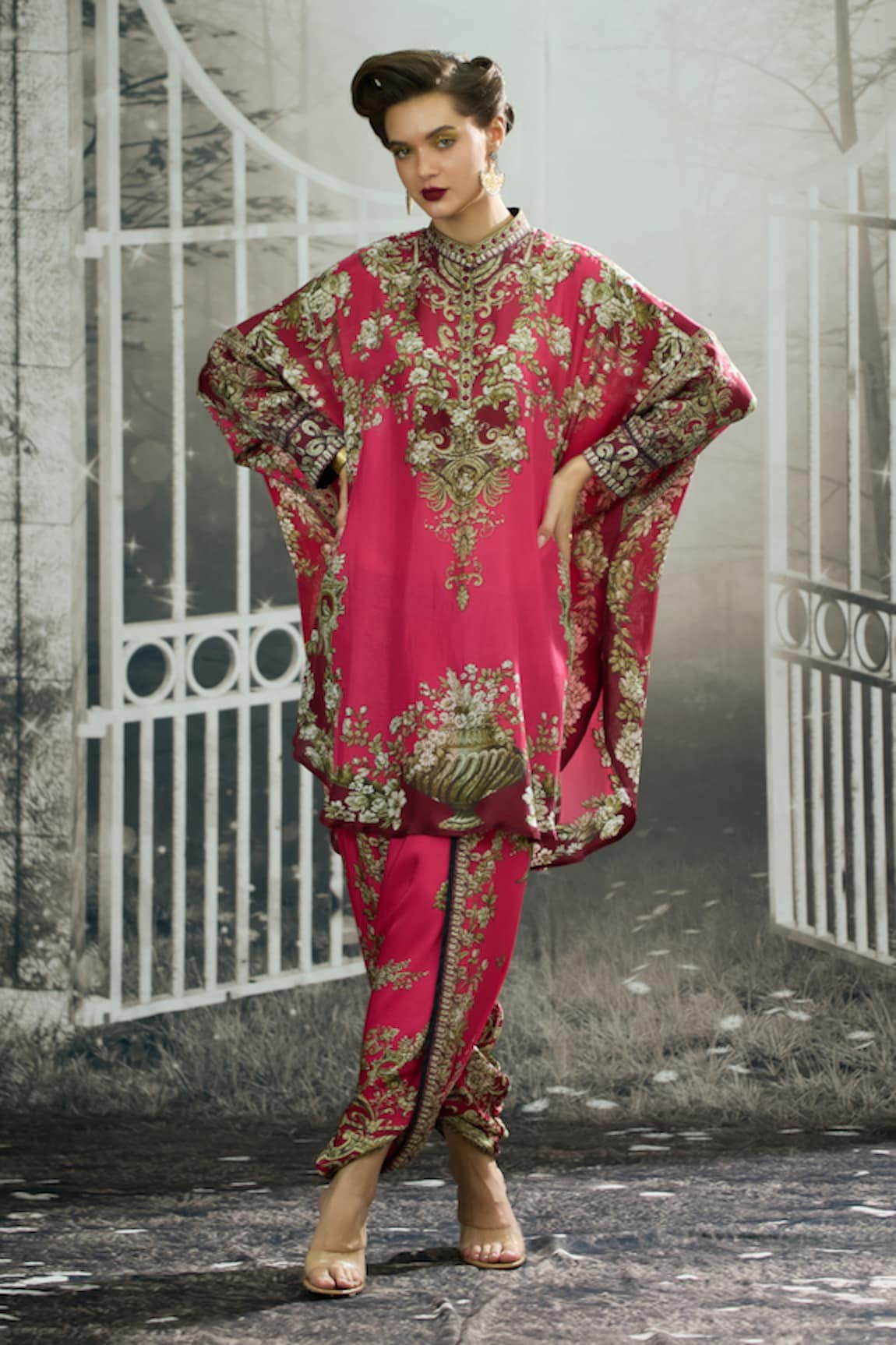 Rajdeep Ranawat Mabel Floral Ecstasy Print Tunic