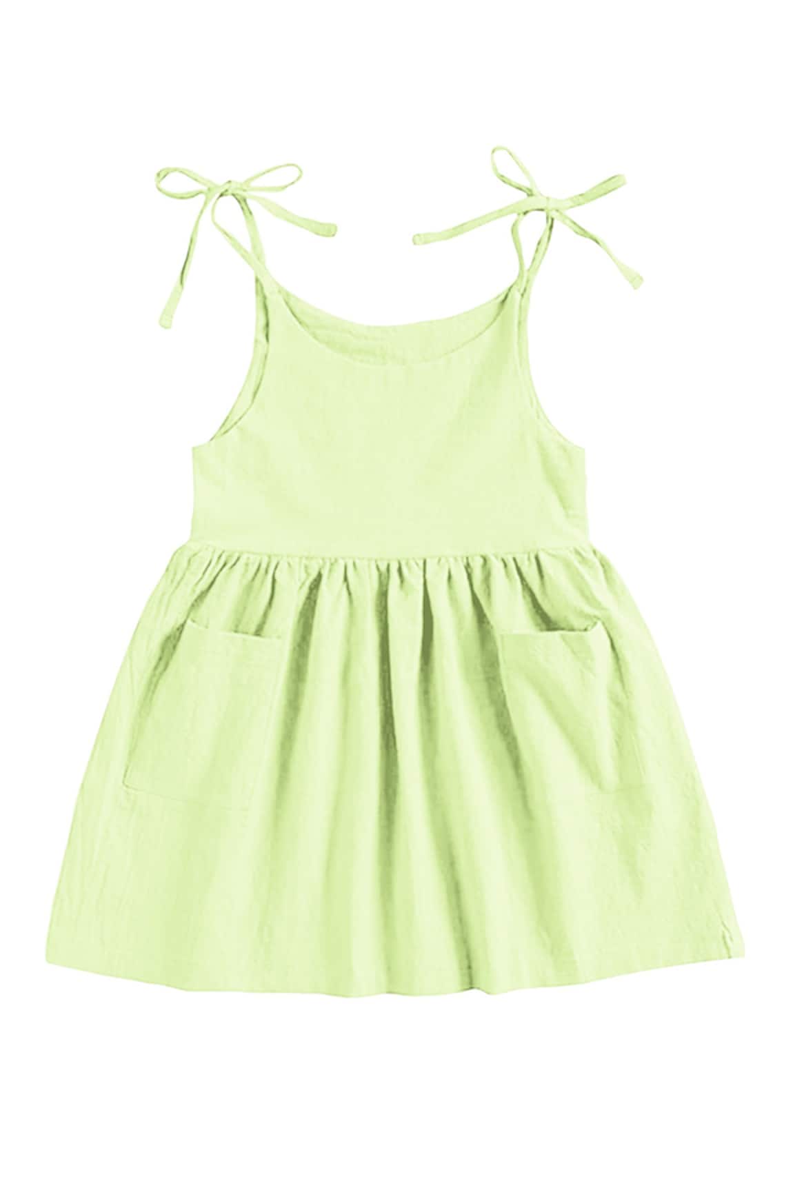 The Baby Atelier Tie-up Straps Cotton Night Dress