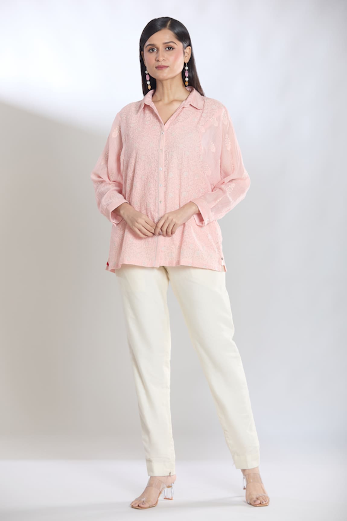 SHRADDHA RAMBHIA Thread Embroidered Shirt