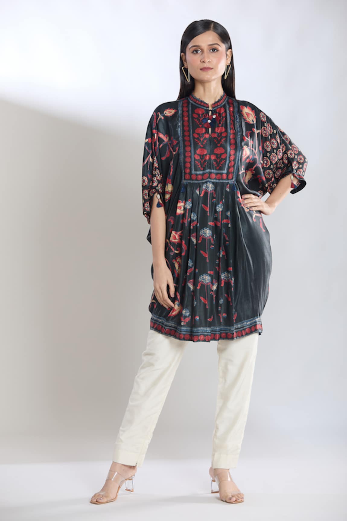 SHRADDHA RAMBHIA Slit Sleeves Printed Kurta