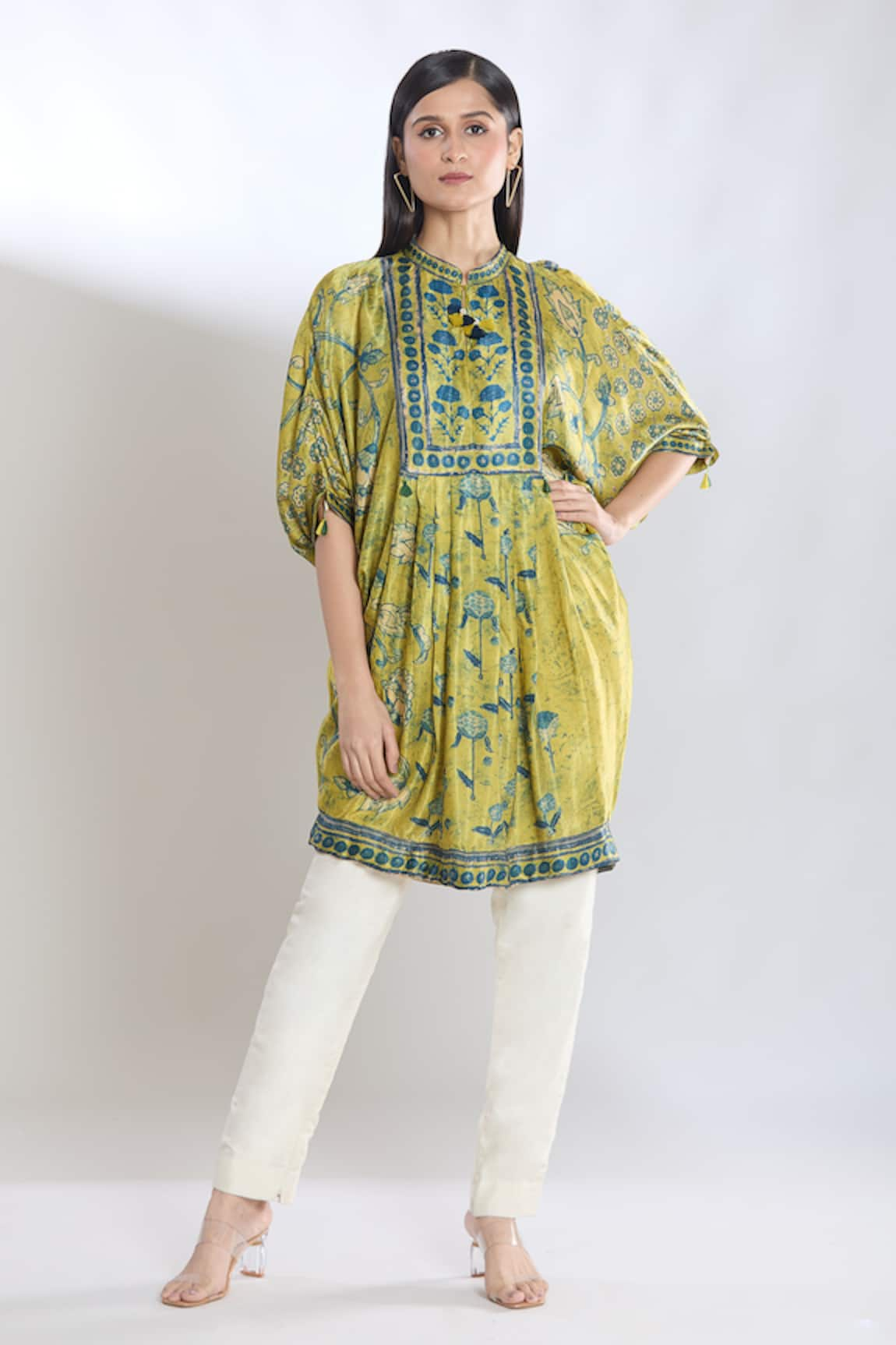 SHRADDHA RAMBHIA Pleated Short Kurta