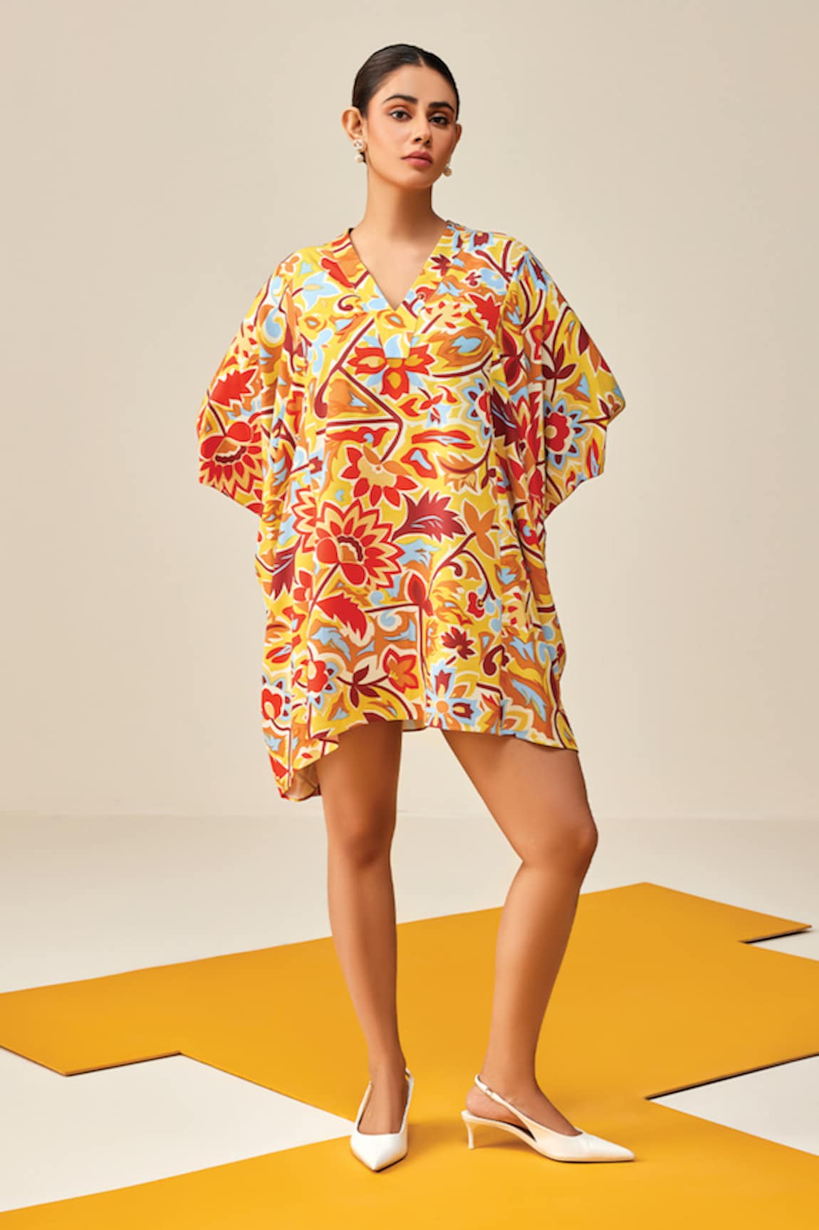 Couche Trickle Down Printed Kaftan