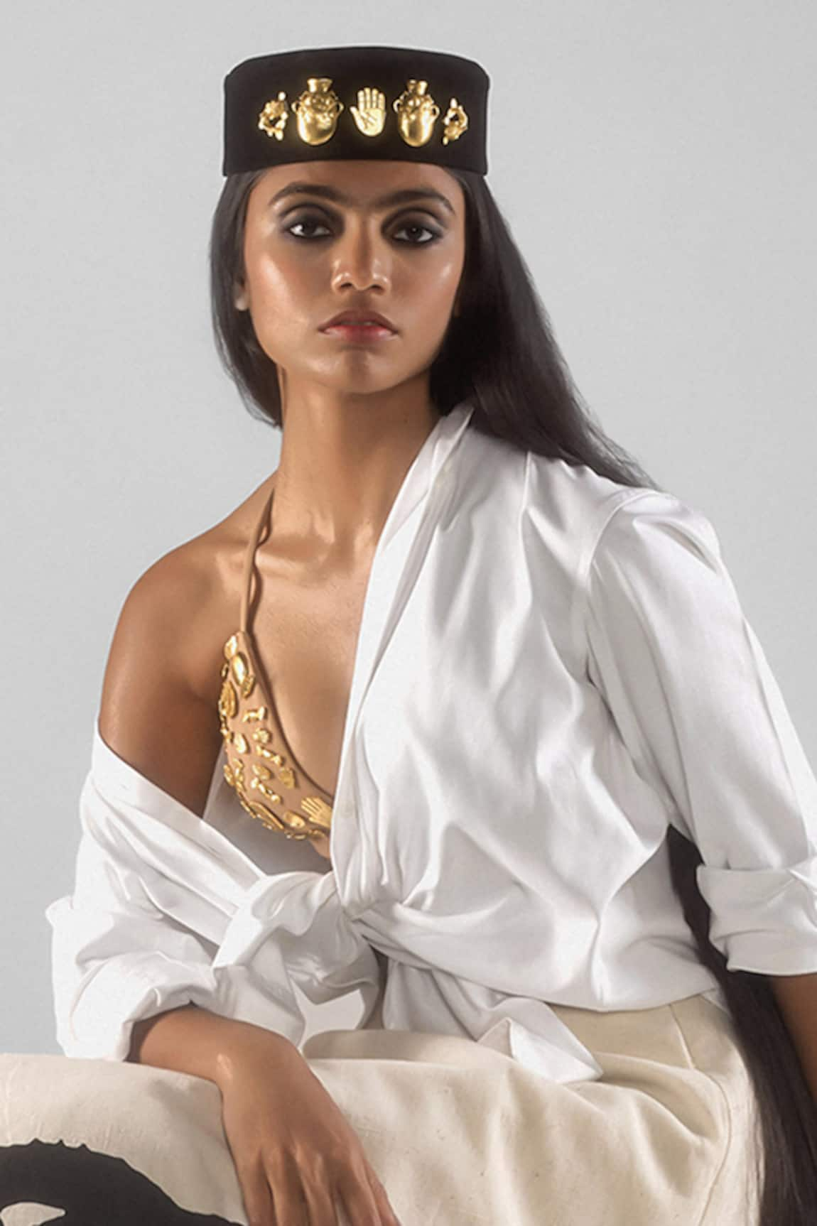 Masaba The Not So Classic Placement Embellished Shirt