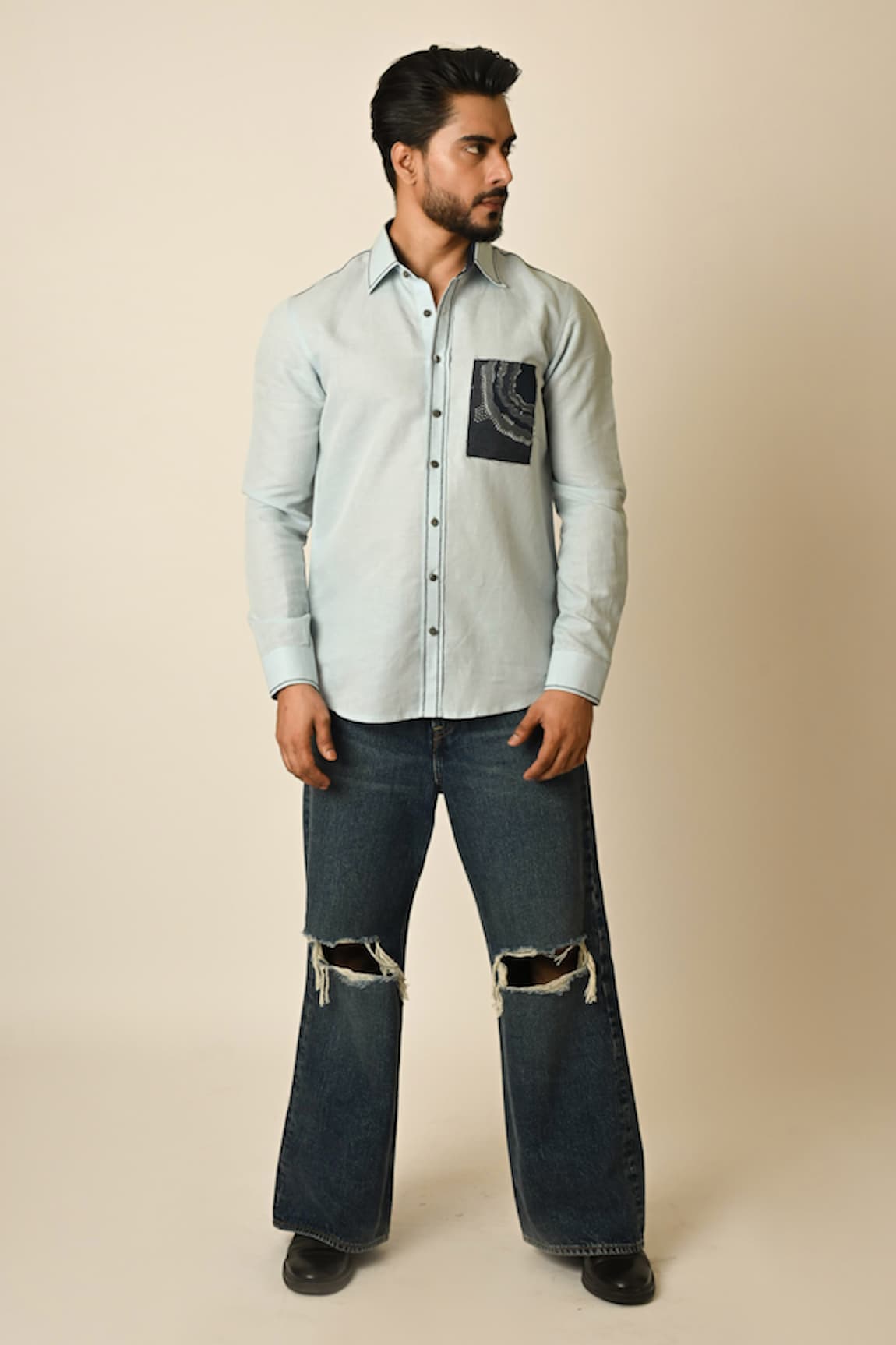 Paarsh Depth Embroidered Shirt