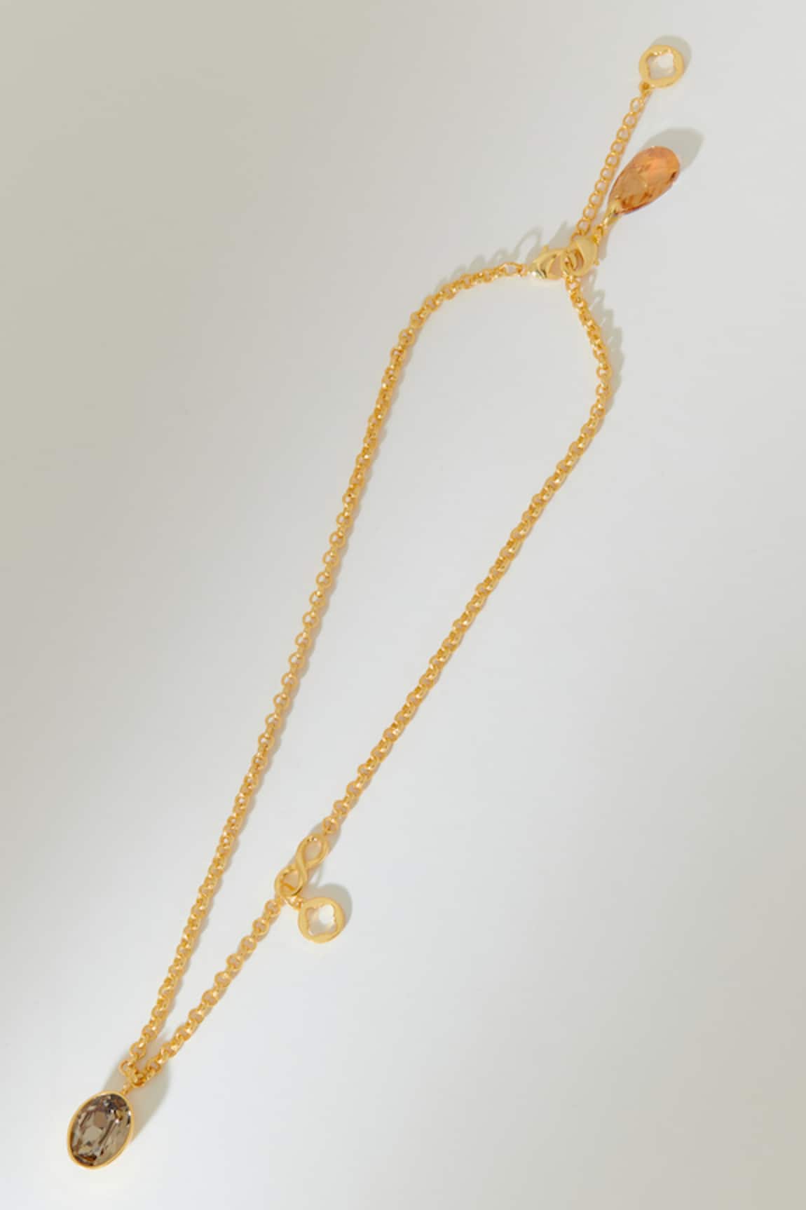 Voyce Jewellery Capella Double Crystal Pendant Necklace