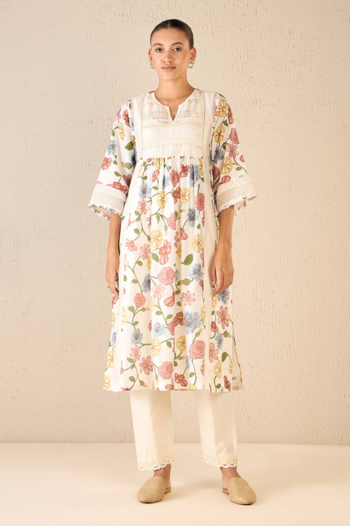 Shivani Bhargava Floral Print Kurta