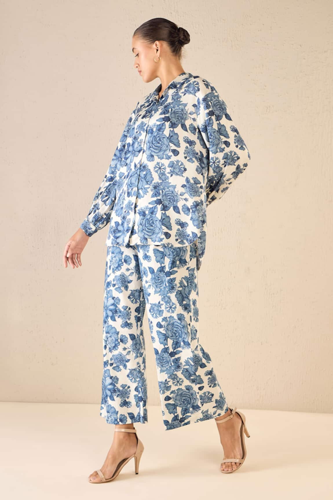 Shivani Bhargava Iris Bloom Print Flair Pant